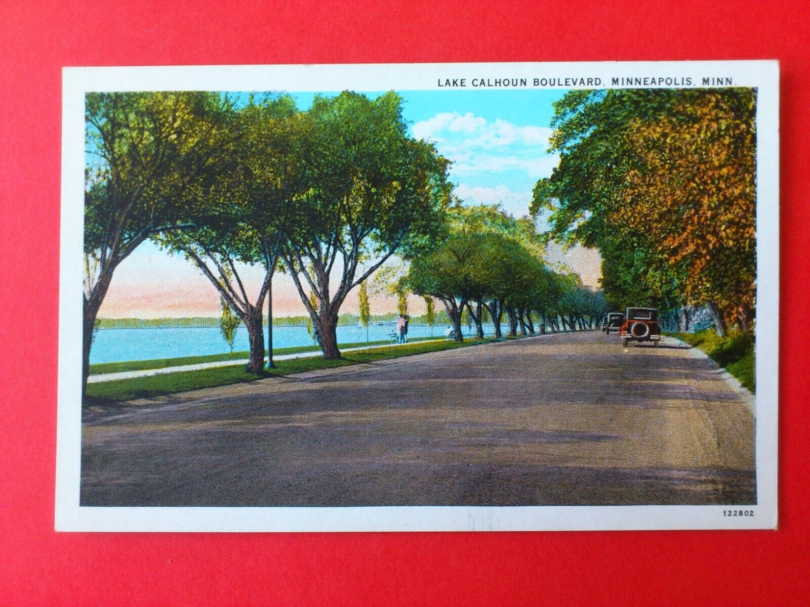 USA Vintage PostcardLake Calhoun BoulevardMinneapolisMinnesota