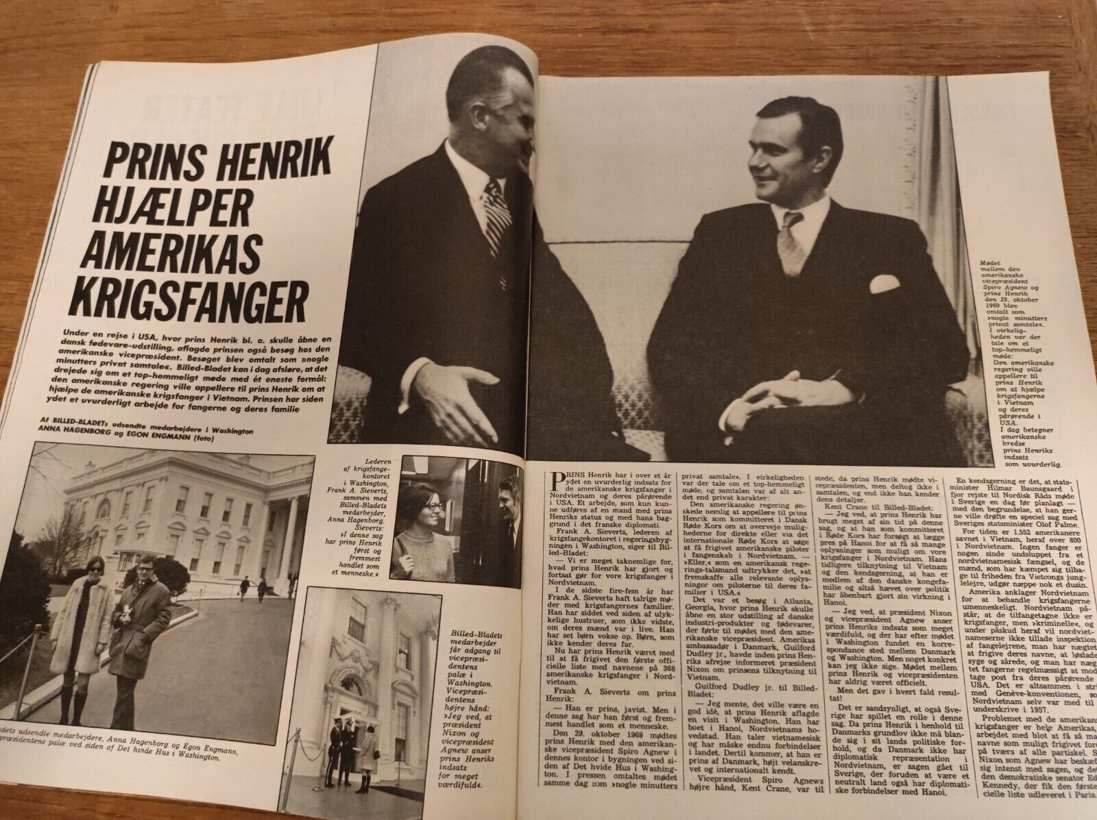 PRINCE HENRIK Queen Sonja Norway MARGRETHE Nat King Cole 1971 Magazine BB79