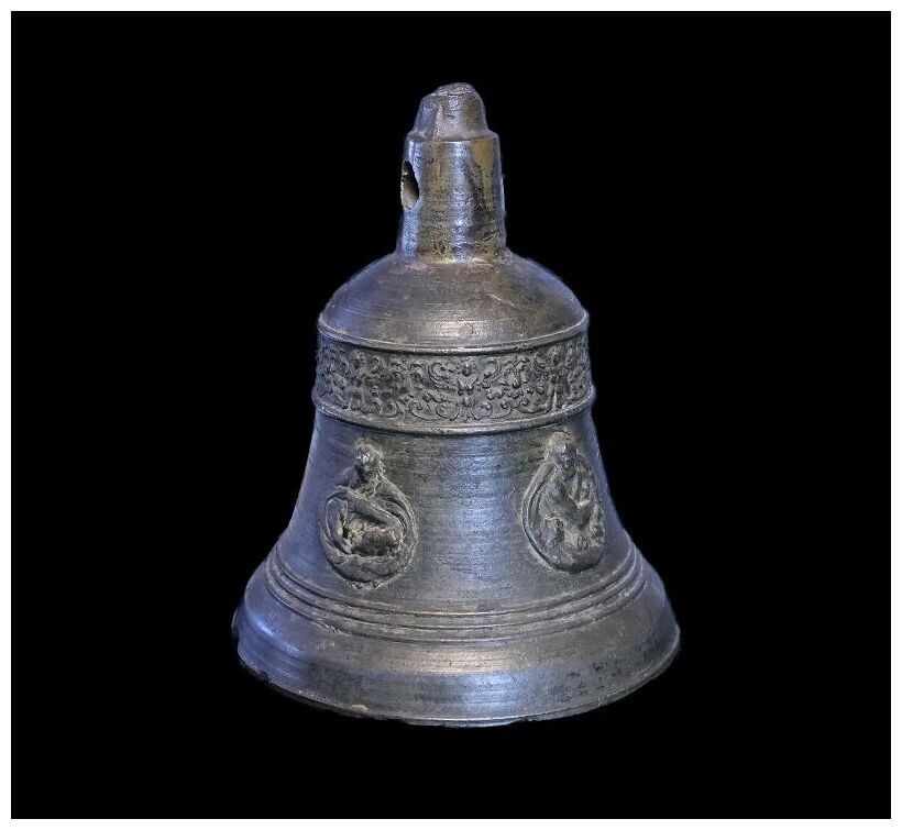 *SC*RARE HEAVY BRONZE BELL EUROPEAN PROBABLY FLEMISH 16TH CENTURY!