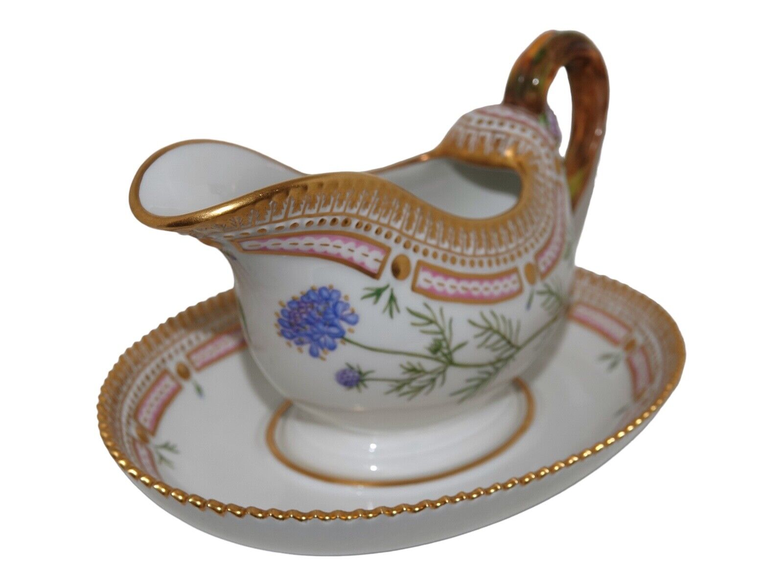 Royal Copenhagen Flora Danica gravy boat