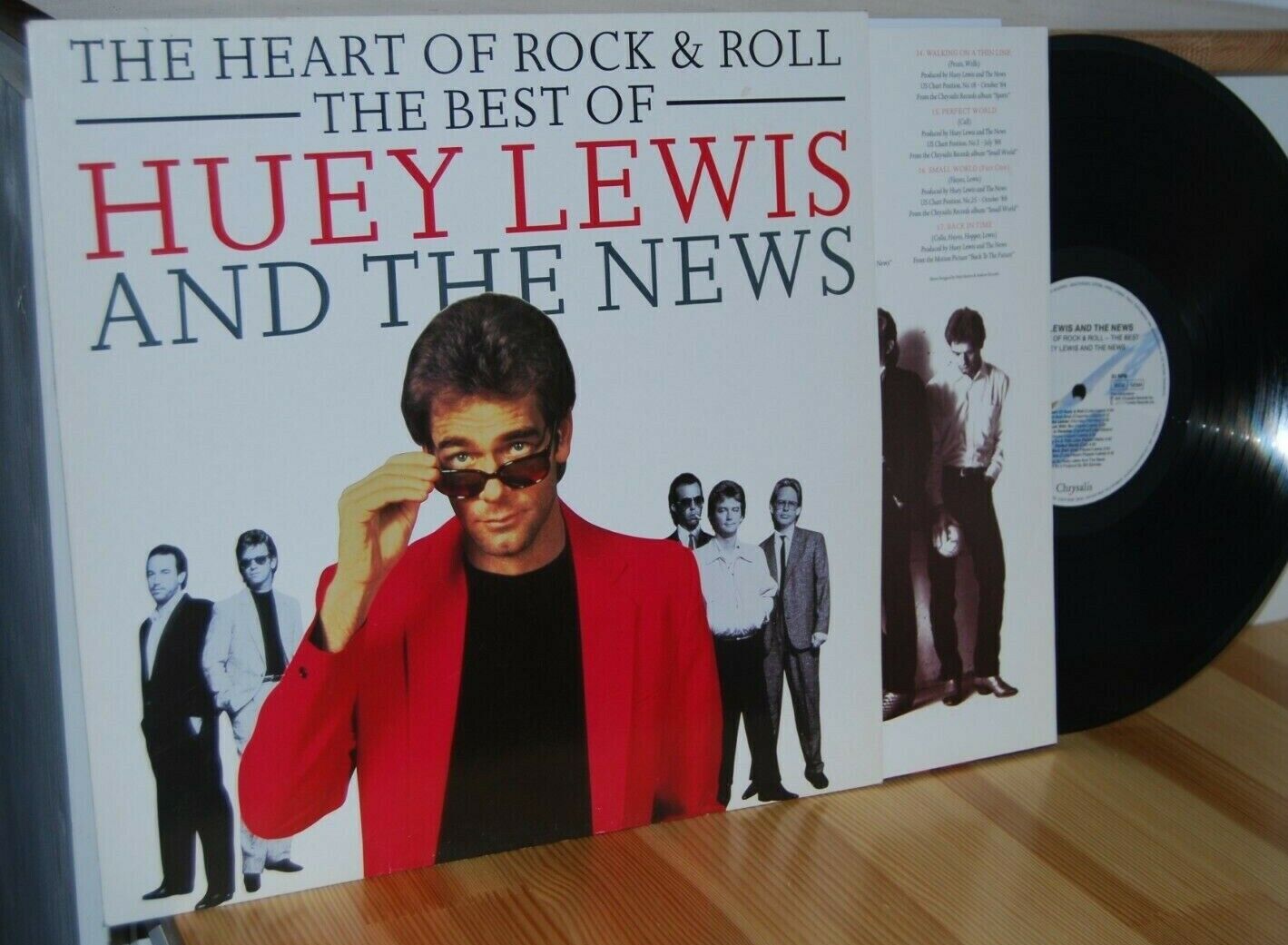 HUEY LEWIS AND THE NEWS The Best Of LP Vinyl RARE 1992