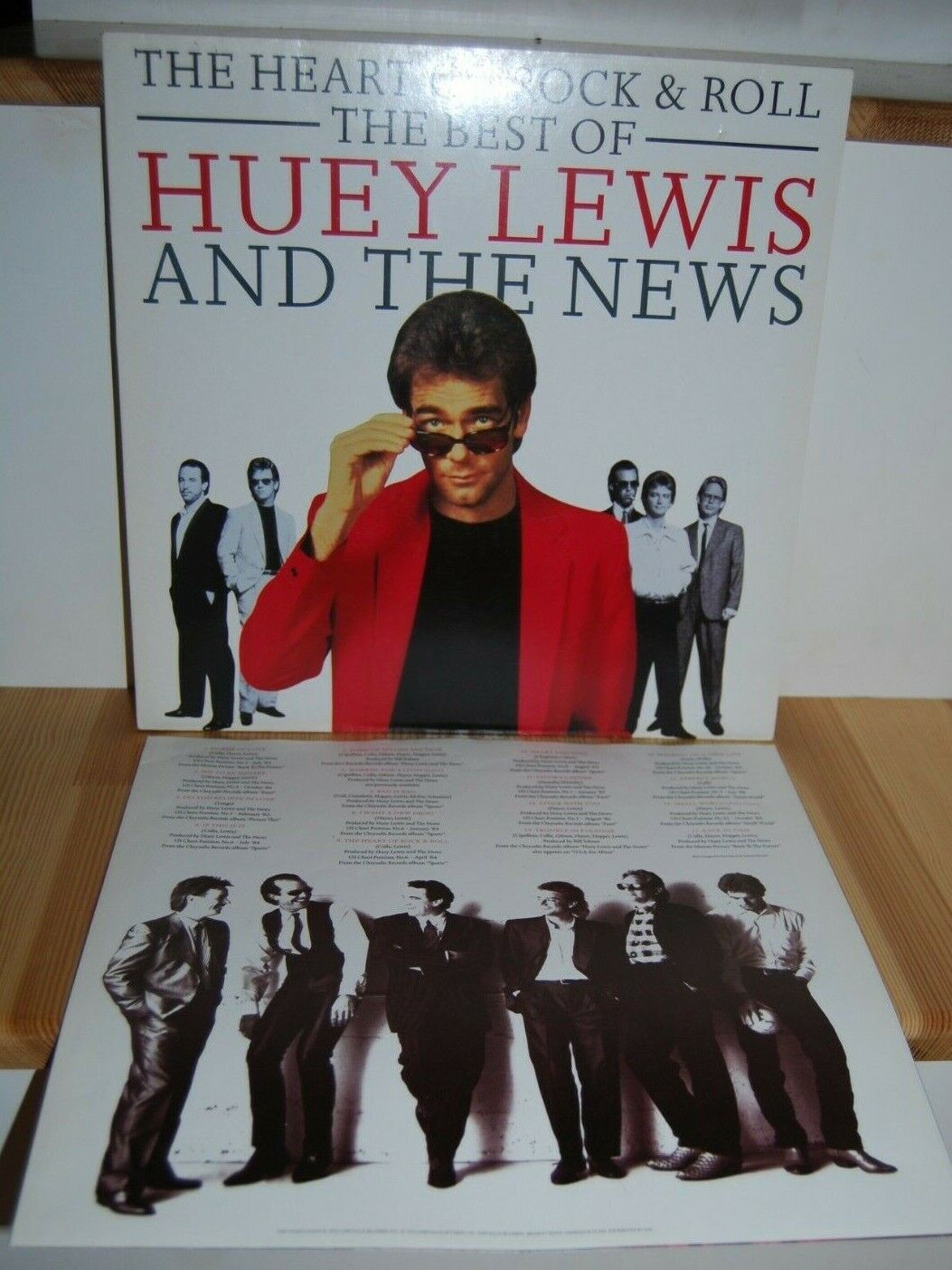 HUEY LEWIS AND THE NEWS The Best Of LP Vinyl RARE 1992