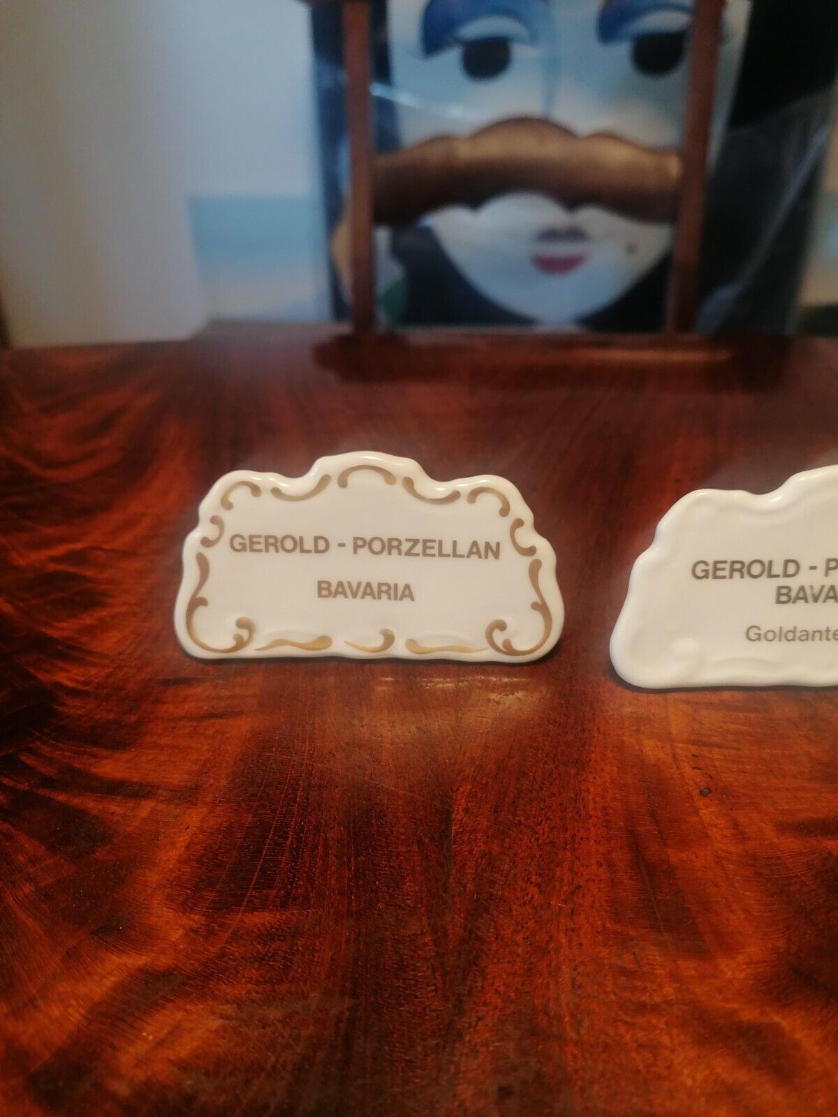 Gerold Porzellan Bavaria 2 dealer signs