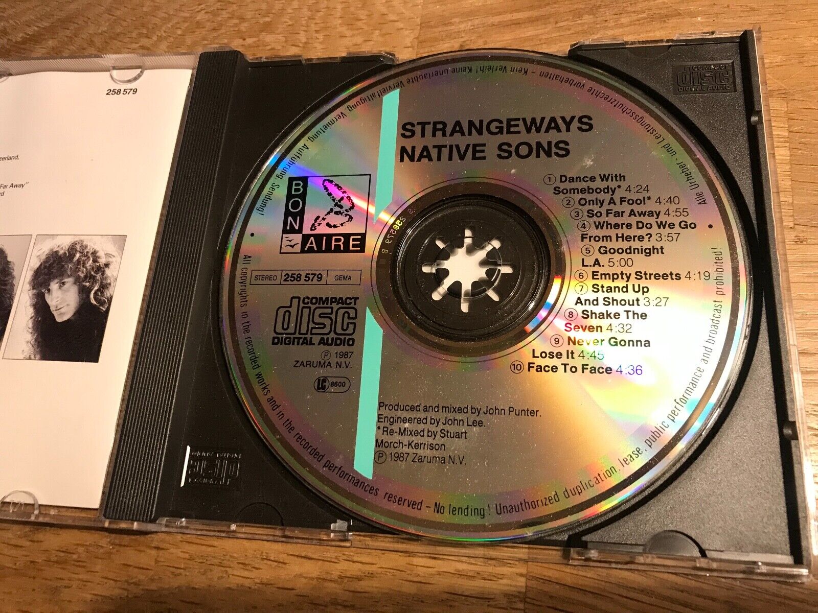 STRANGEWAYS "NATIVE SONS" 1987 10 TRACKS CD ALBUM GEMA BON AIRE RECORDS SCARCE**