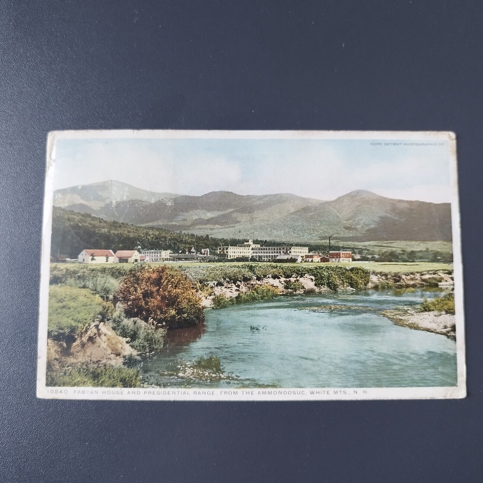 New Hampshire Fabyan House and Presidential  Range from the Ammonoosuc1912