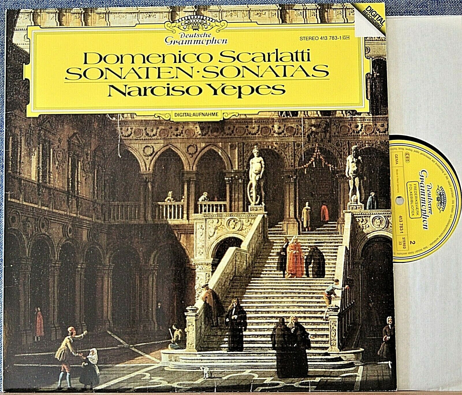 Yepes Scarlatti (Sonatas) DGG 413 783 dig NM