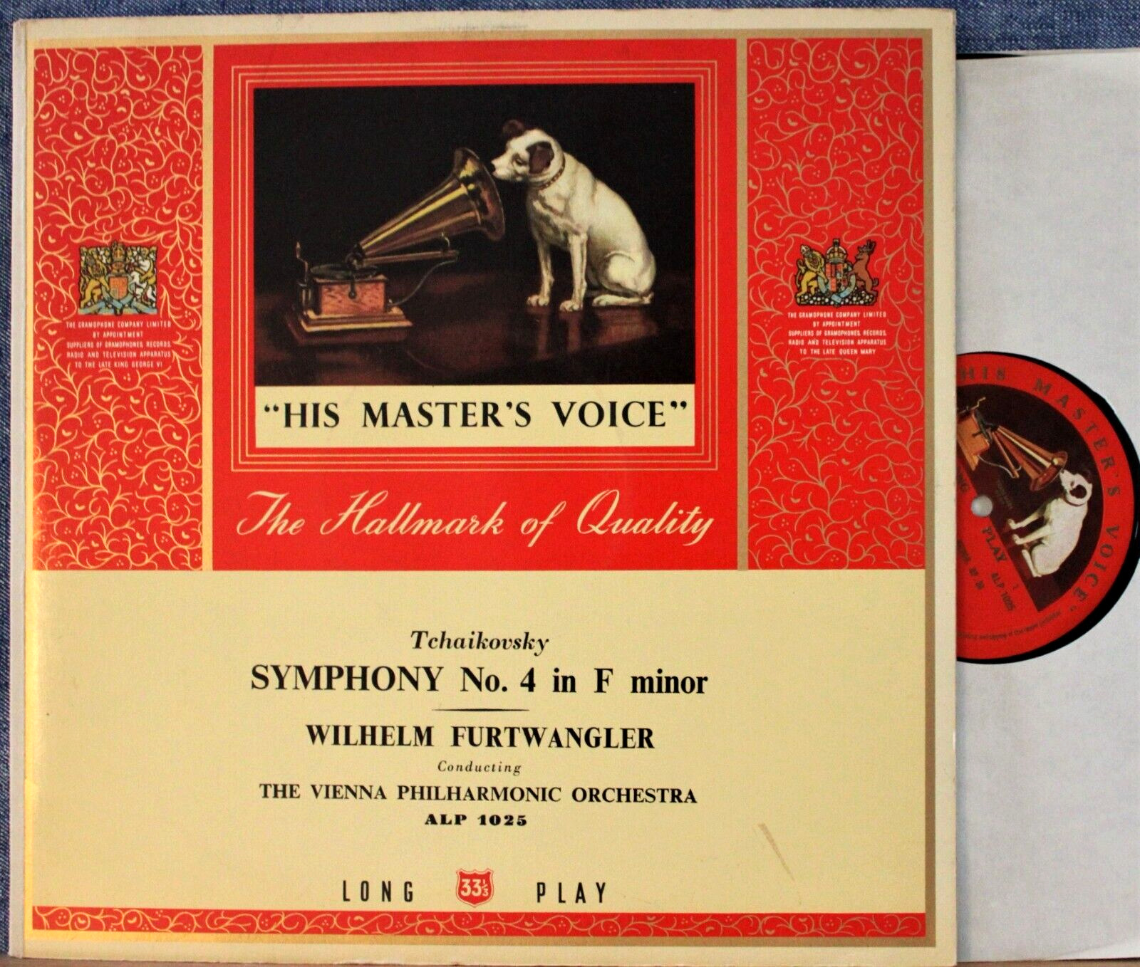 Furtwängler Tchaikovsky (Symphony 4) HMV ALP 1025 NM(-) or better