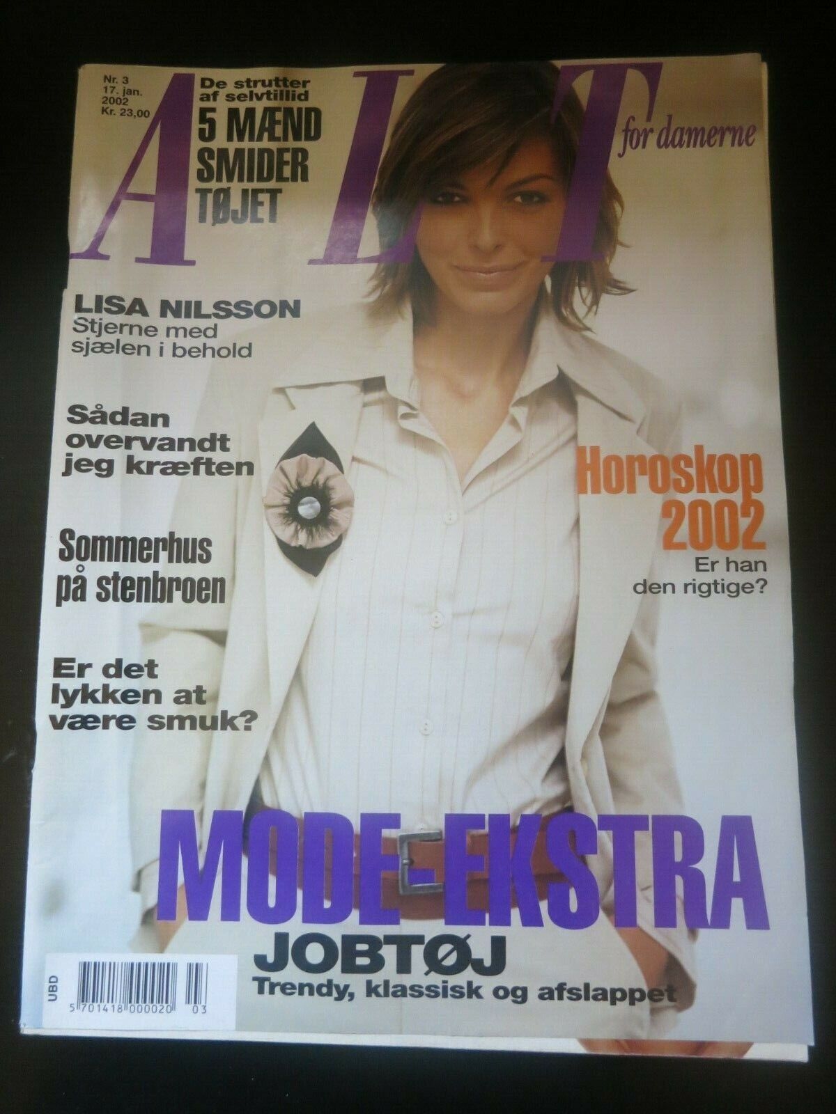 2002 Danish Magazine LISA NILSSON Alt for Damerne  N64