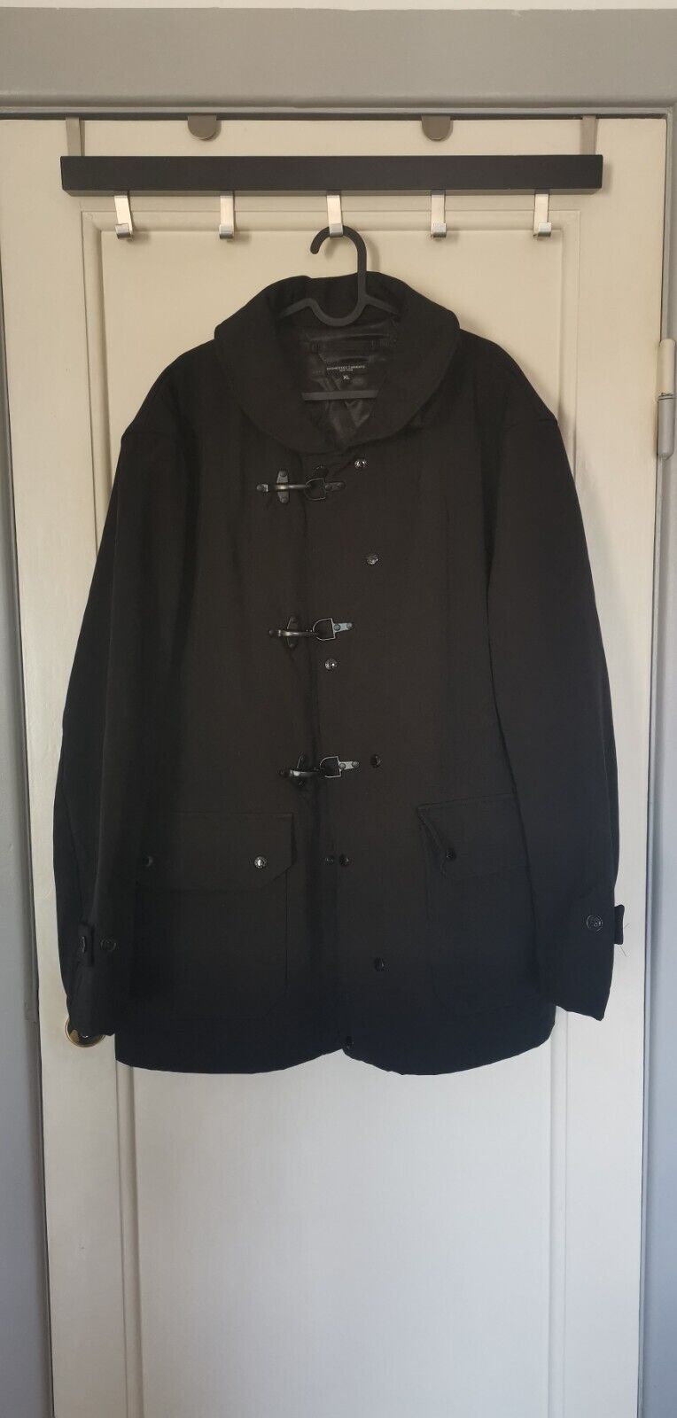 Engineered Garments Short Duffle Jacket Black XL