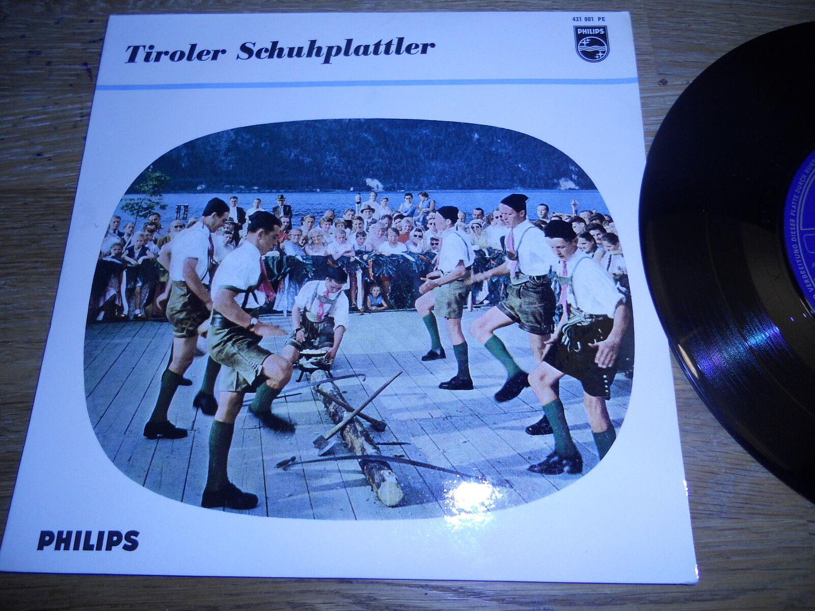 TIROLER SCHUHPLATTLER GERMAN PRESSED EP PHILIPS RECORDS 4 SONGS M45 431 801 PE