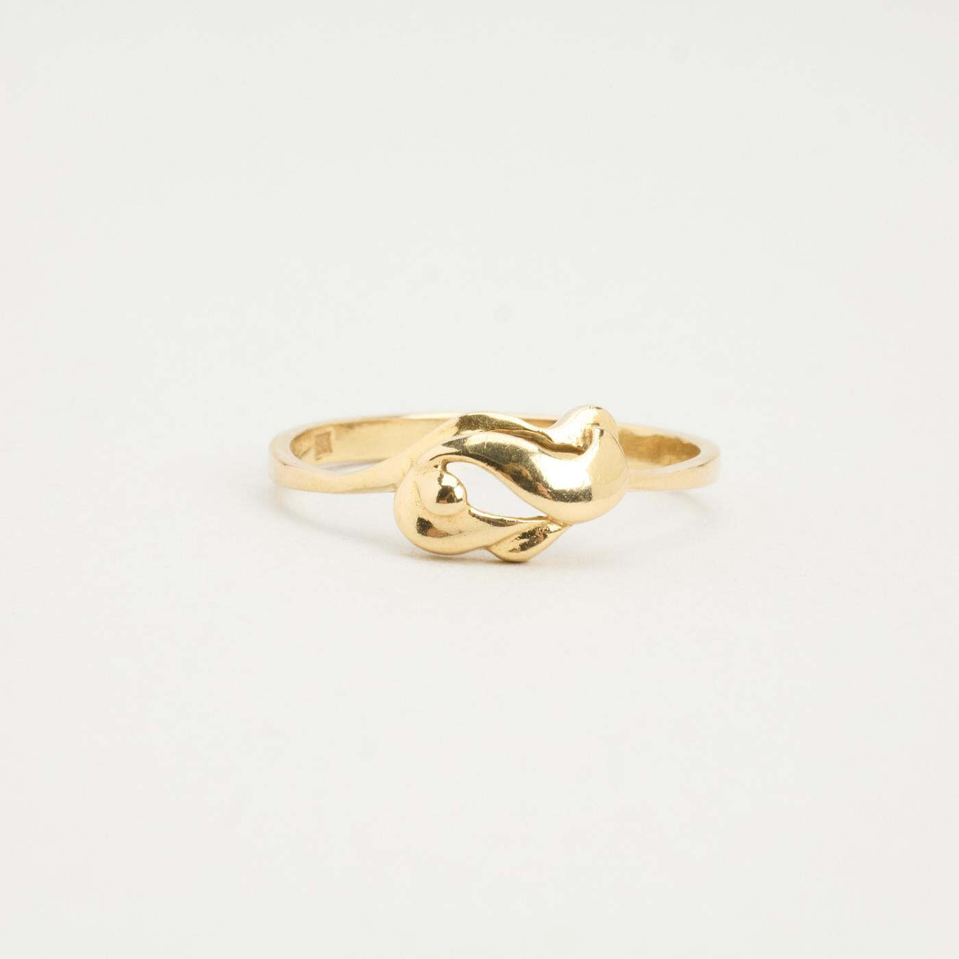 Ring in 14K Gold size 8 | Vintage Solid Gold | Premium Real Gold