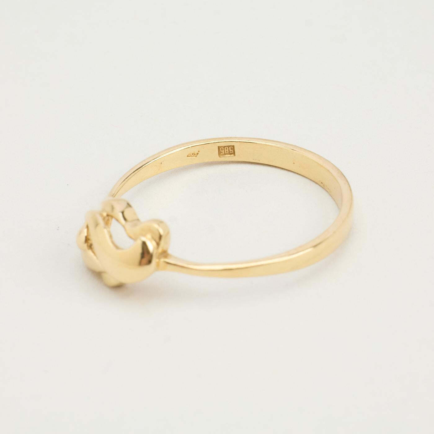 Ring in 14K Gold size 8 | Vintage Solid Gold | Premium Real Gold