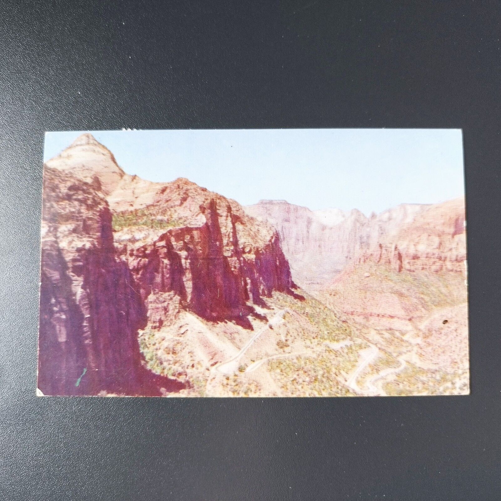 Utah Switchbacks on Zion Mt  Carmel Highway Zion national Park 1982