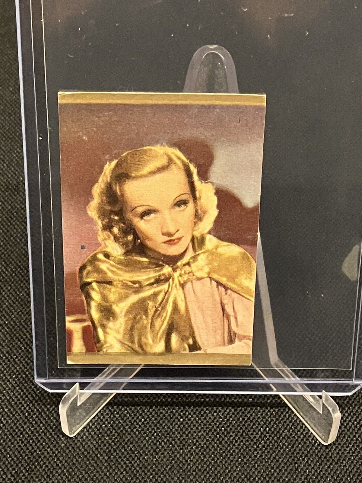 1936 ACTOR MARLENE DIETRICH - RARE VINTAGE CARD OF MOVIE STARS DENMARK