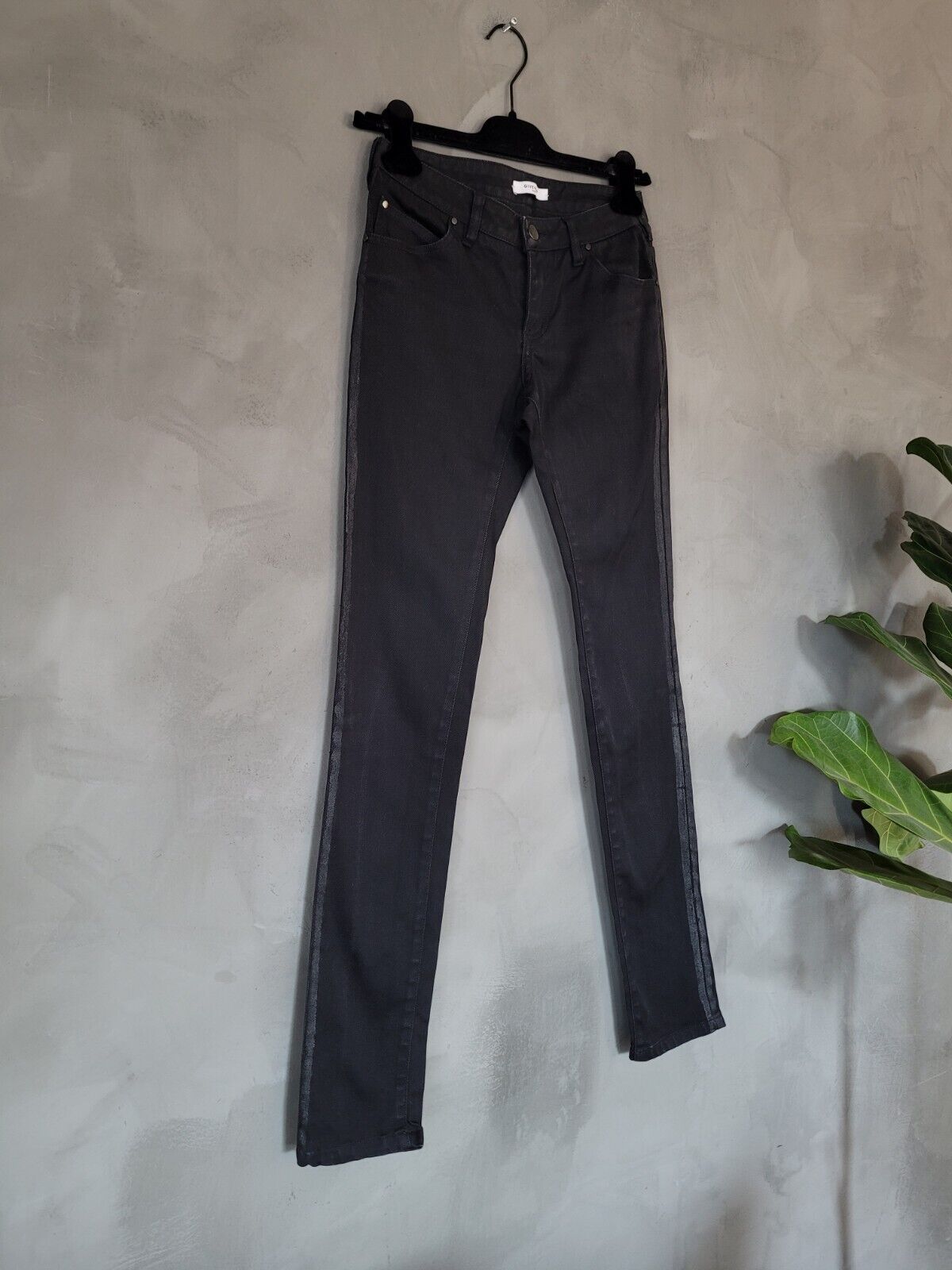 **Givenchy** Black Distressed Slim Denim Jeans FR36 DE34