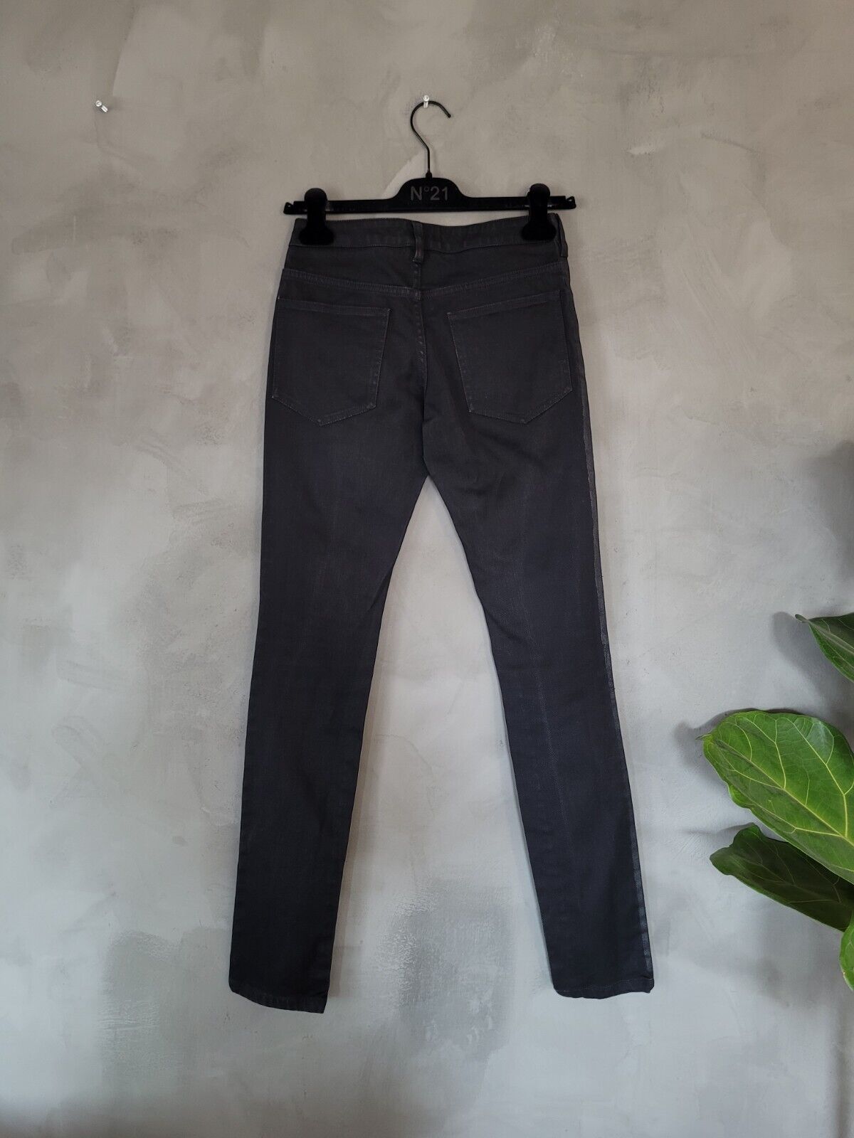 **Givenchy** Black Distressed Slim Denim Jeans FR36 DE34