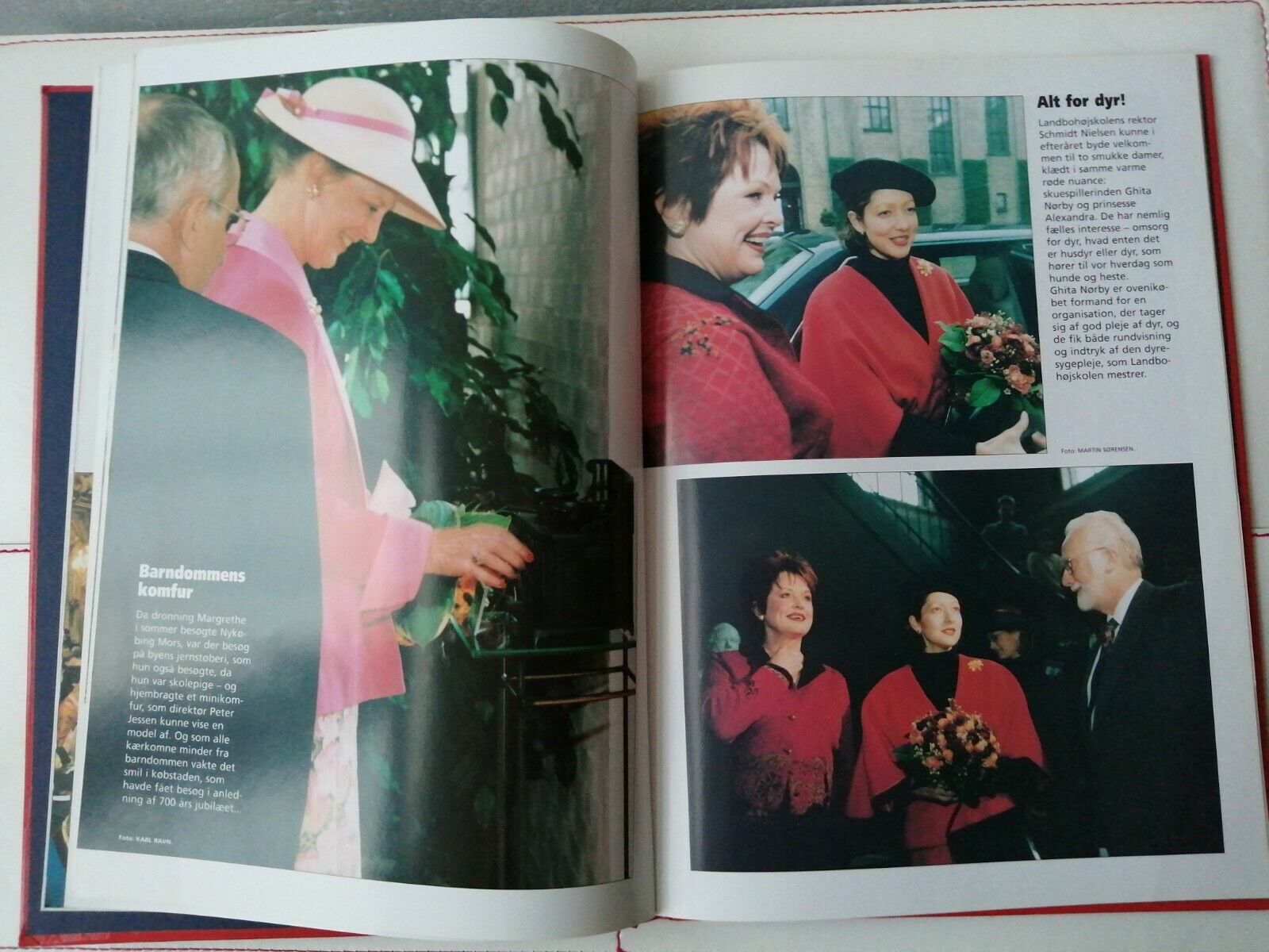 Book: Events in The Danish Royal House 1999YearbookHardcoverDanish Language