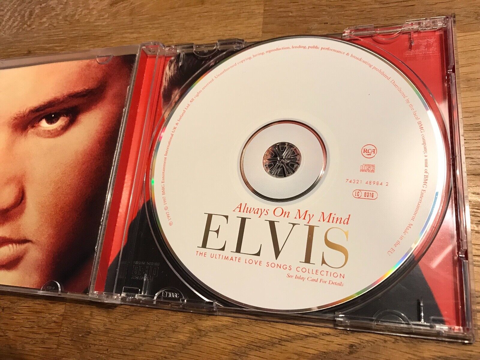 ELVIS PRESLEY "ALWAYS ON MY MIND" 1997 CD 26 TRACKS RCA BMG RECORDS MINT CD RARE