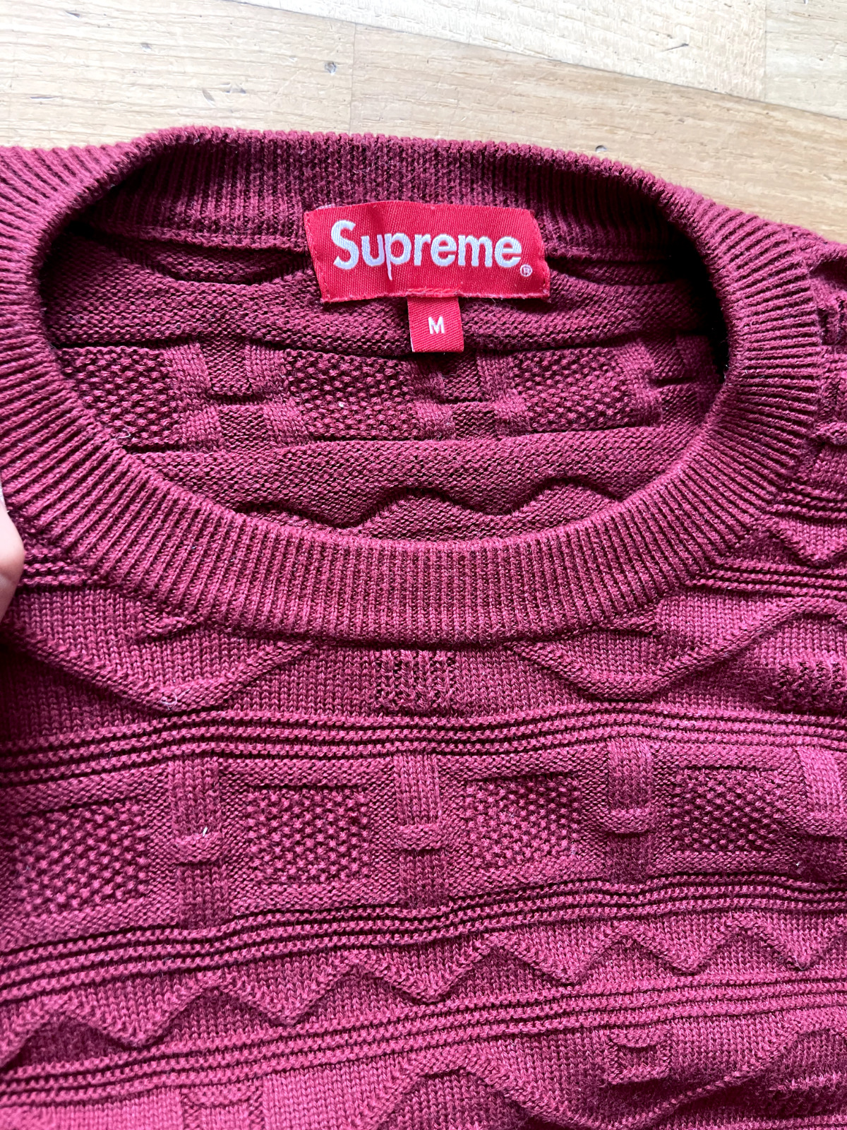 Supreme Jacquard Wave Knit Sweater - From the S/S 14 Collection