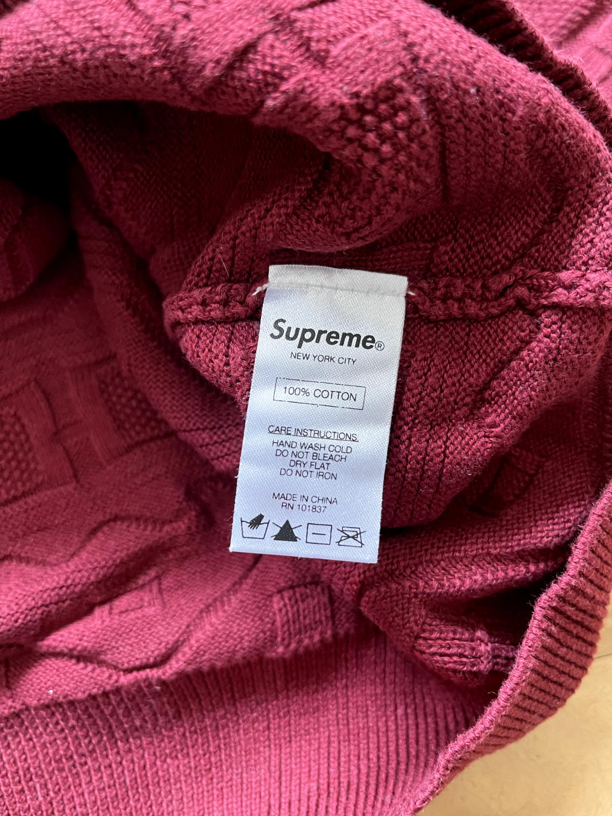 Supreme Jacquard Wave Knit Sweater - From the S/S 14 Collection