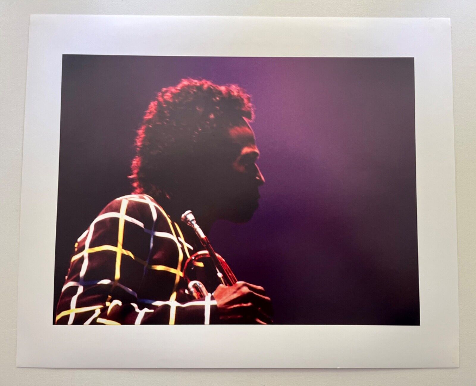 Unique photo of Miles Davis by Jan Persson  Estate Sale Signed One Of A Kind