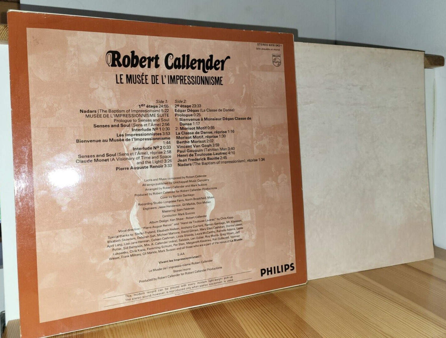 ROBERT CALLENDER Le Musée De L'Impressionnisme LP Vinyl RARE Soul Funk 1972 orig