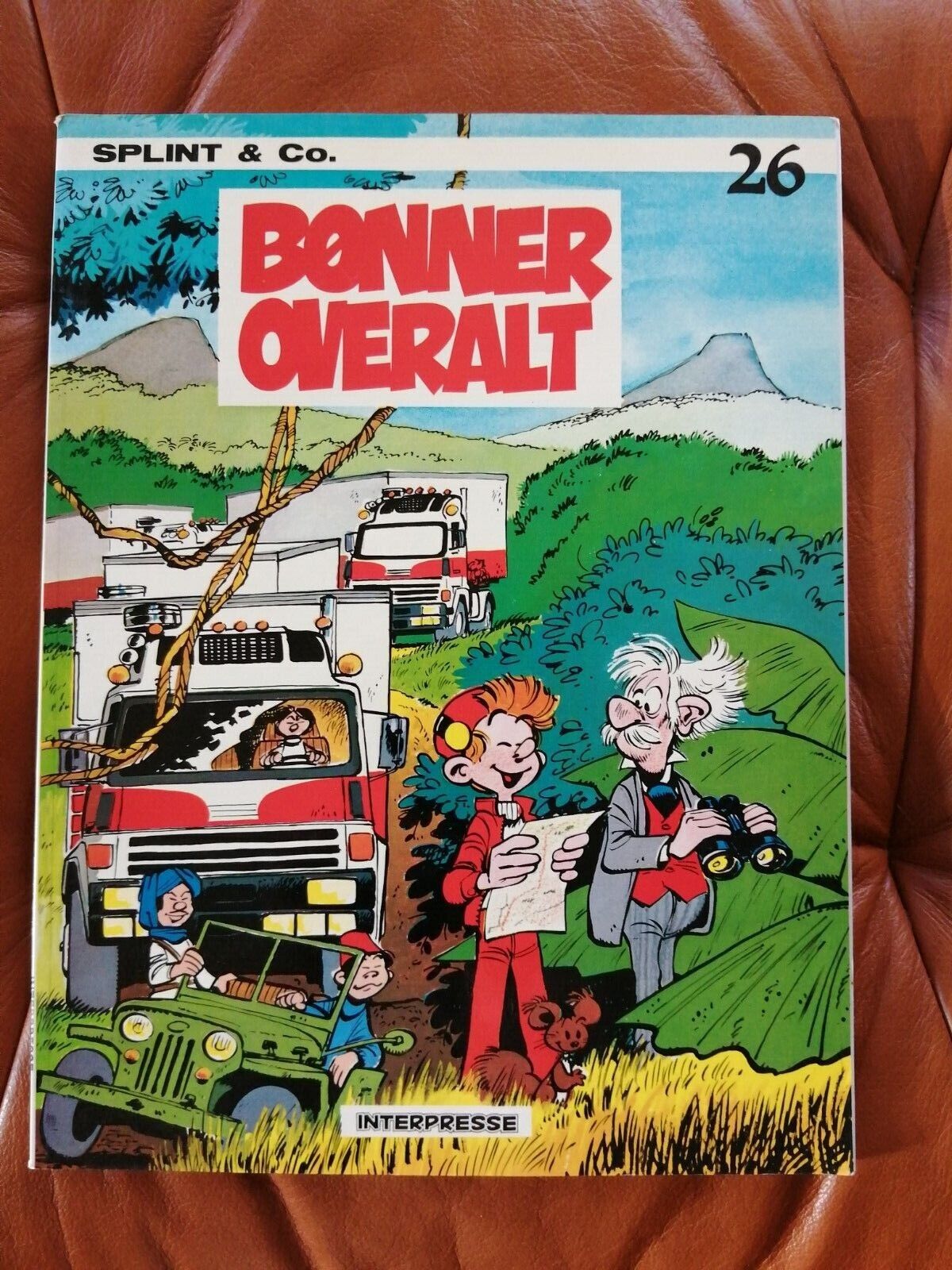 Danish comic book"Bønner overalt" Spilnt  Co1st ed1983Fournier