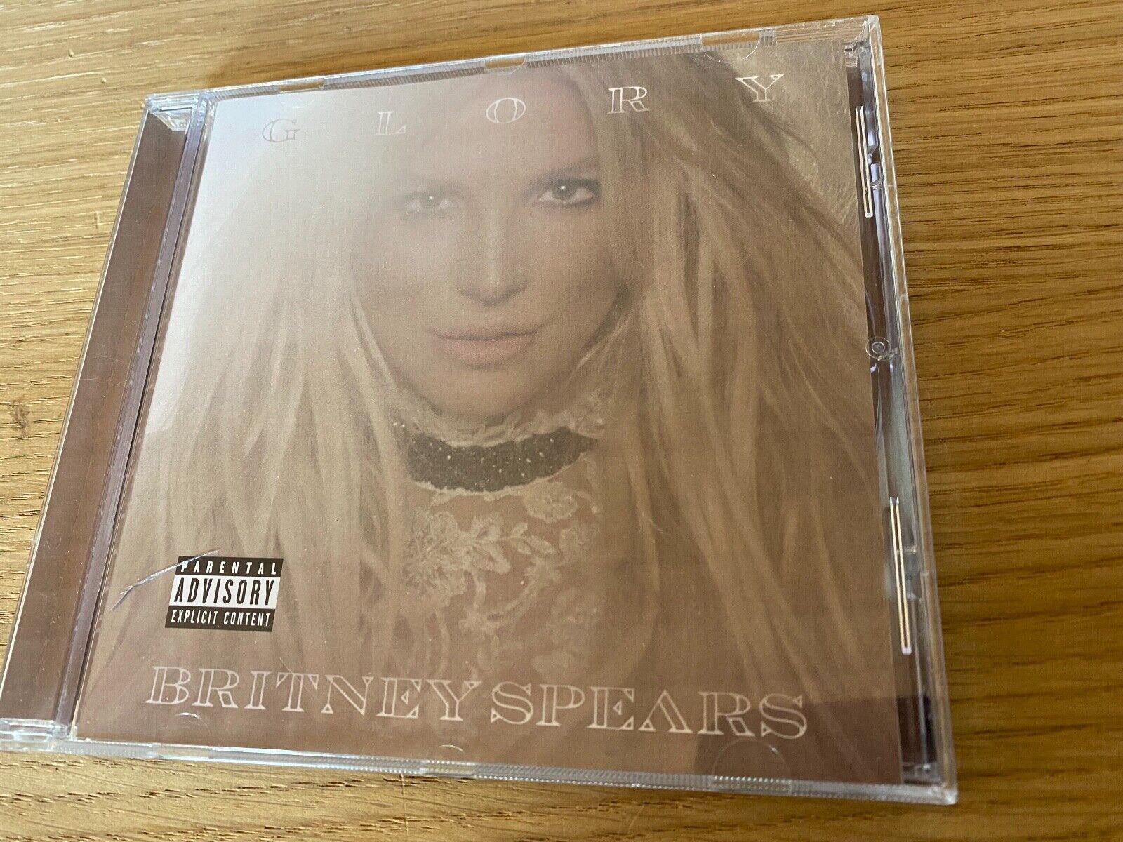 BRITNEY SPEARS "GLORY" 2016 CD ALBUM RCA SONY PARENTAL ADVISORY EXPLICIT CONTENT