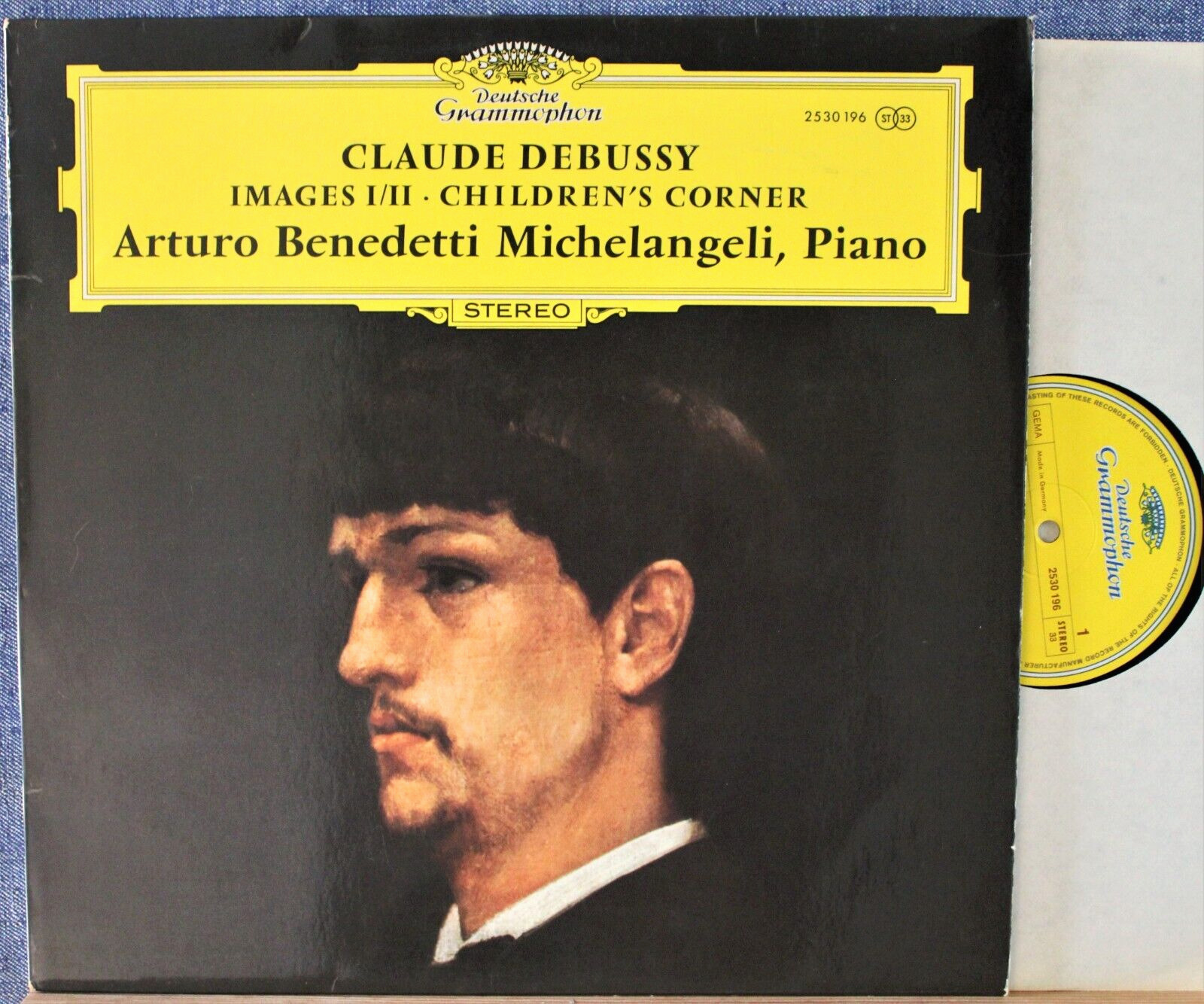 Michelangeli Debussy (Images; Children's Corner) DGG 2530 196 NM