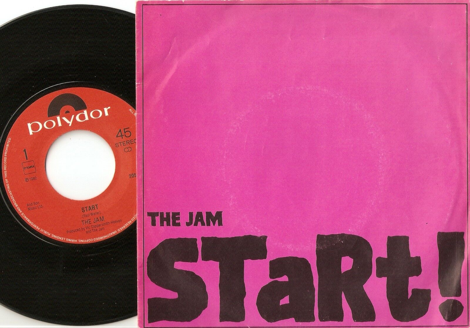 THE JAM START!  LIZA RADLEY DUTCH 45+PS 1980 MOD REVIVAL PAUL WELLER THE WHO