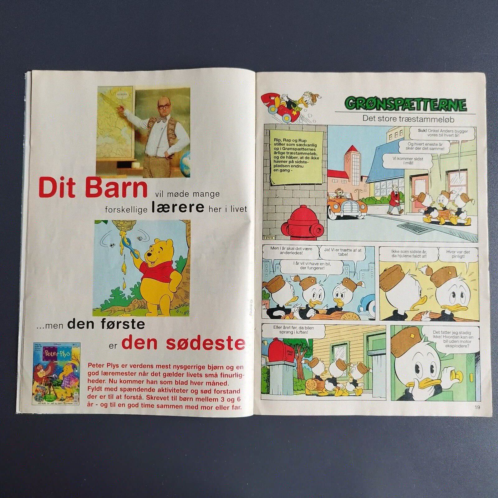 Lego  and McDonald's ads  in a Danish "Donald Duck" mag. no 7 / 1998