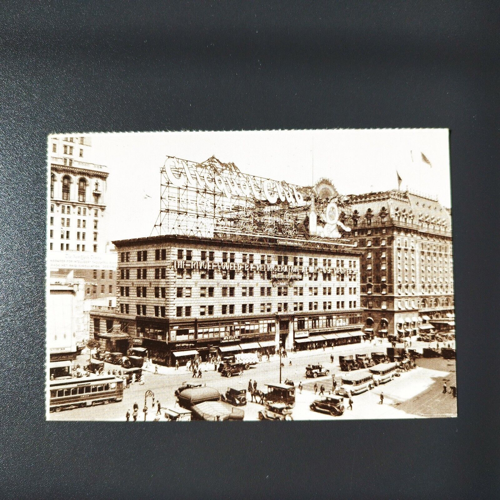 NY New York City The Putnam Building and the Hotel Astor7th Ave Reprint