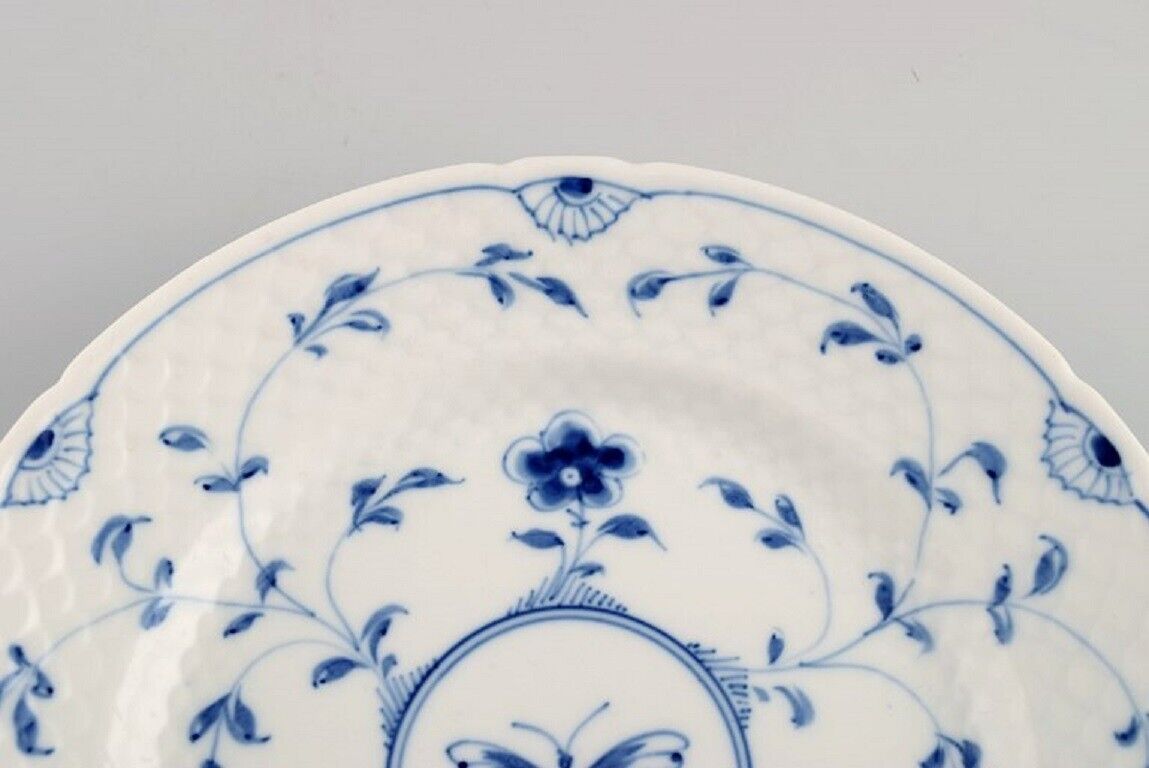 Five Bing  Grøndahl Butterfly lunch plates in hand-painted porcelain