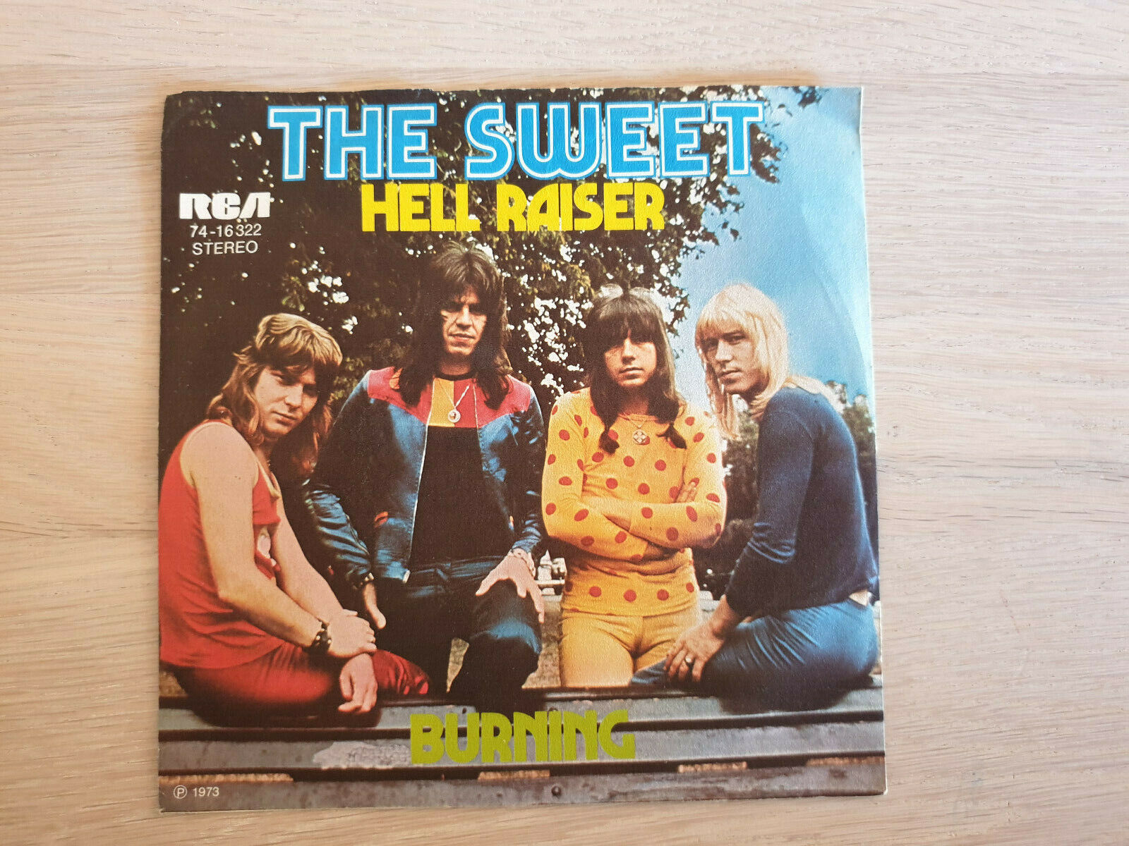 The Sweet - Hell Raiser / Burning - 7" Vinyl 1973