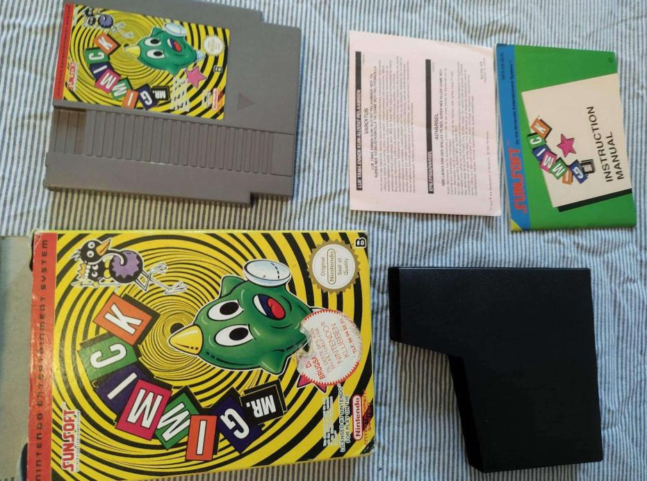 Nintendo NES Game: Mr Gimmick PAL-B EXCLUSIVE CIB SCN BERGSALA