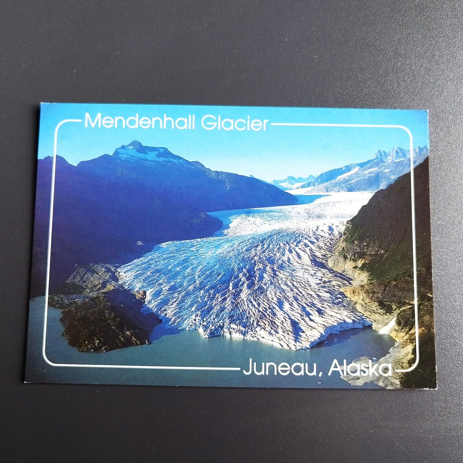 Postcard Alaska  Juneau Mendenhall Glacier