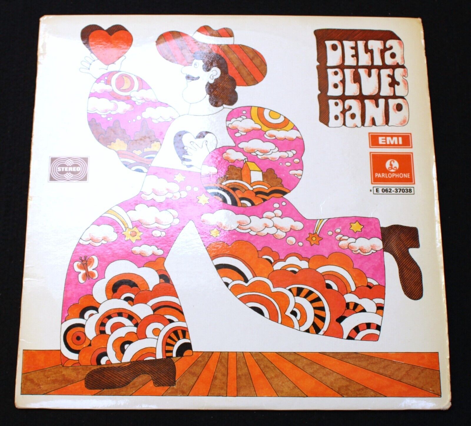 DELTA BLUES BAND orig Danish Blues Psych Rarity LP *MINT-* Superb! Parlophone