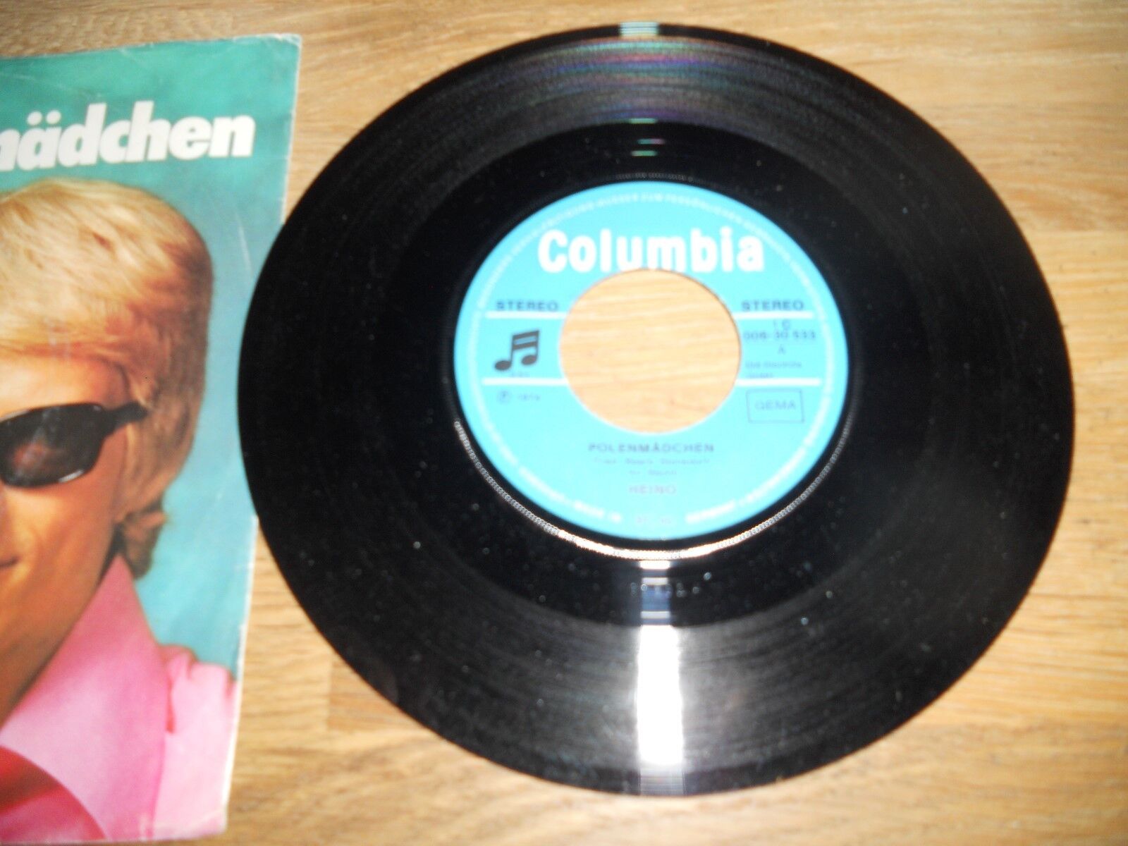 HEINO "POLENMÄDCHEN / OANNEMARIE" 1974 EMI ELECTROLA COLUMBIA RECORDS GEMA RARE