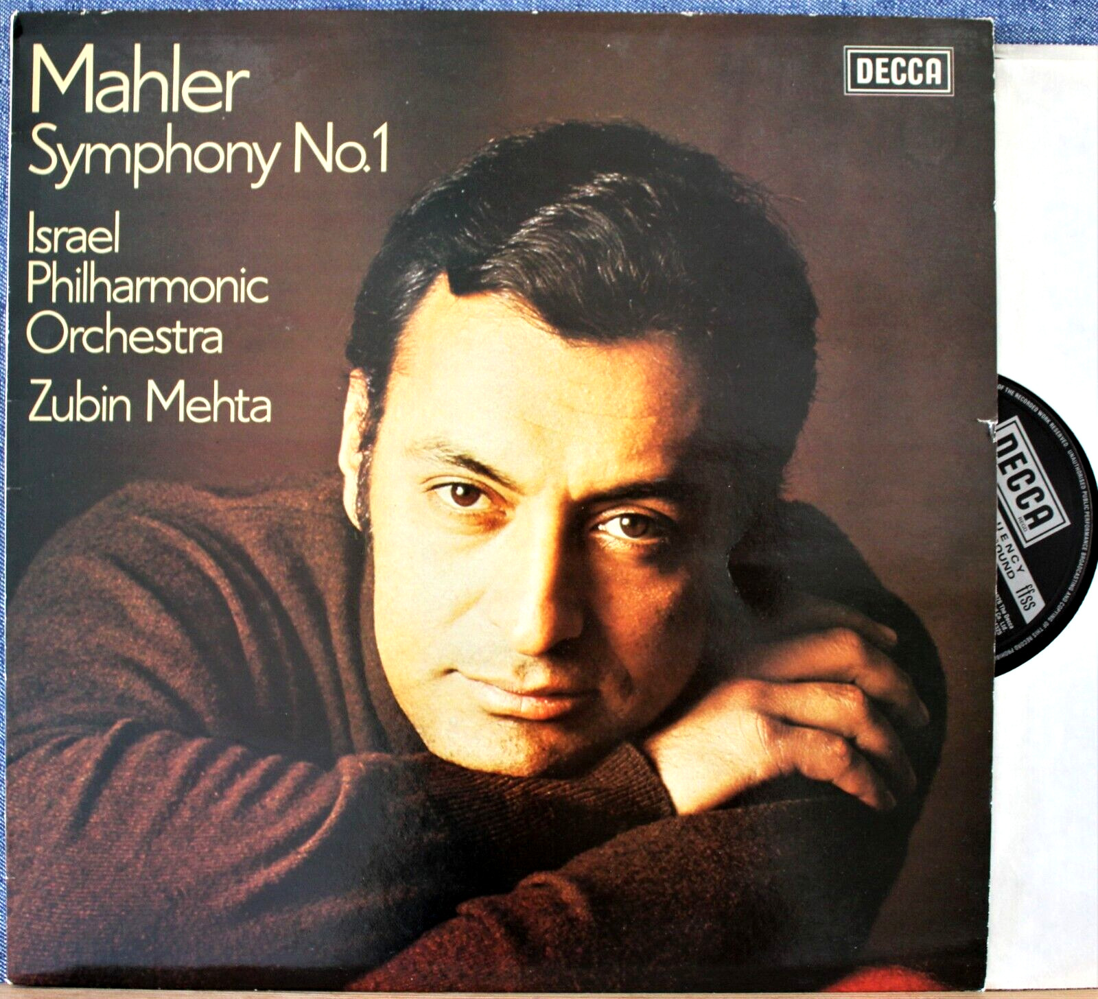 Mehta Mahler (Symphony 1) Decca SXL 6779 NM