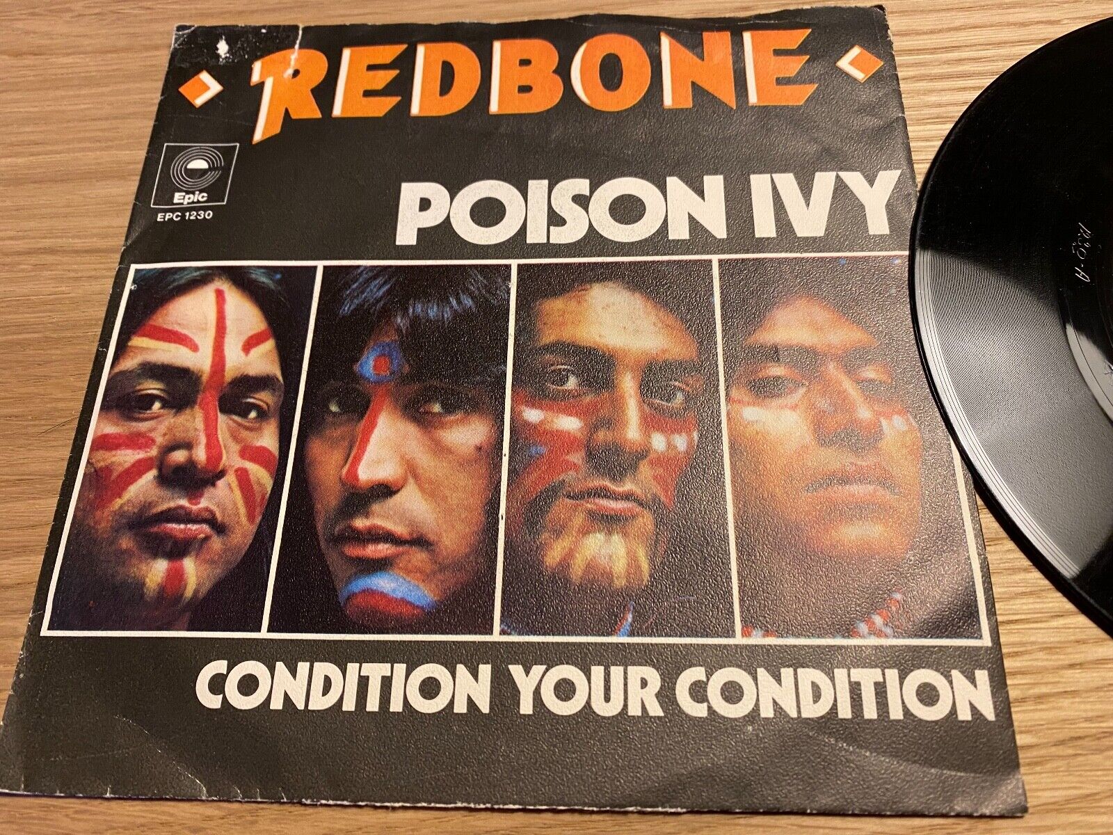 REDBONE "POISON IVY / CONDITION YOUR CONDITION" 1973 EPIC RECORDS HOLLAND STEMRA