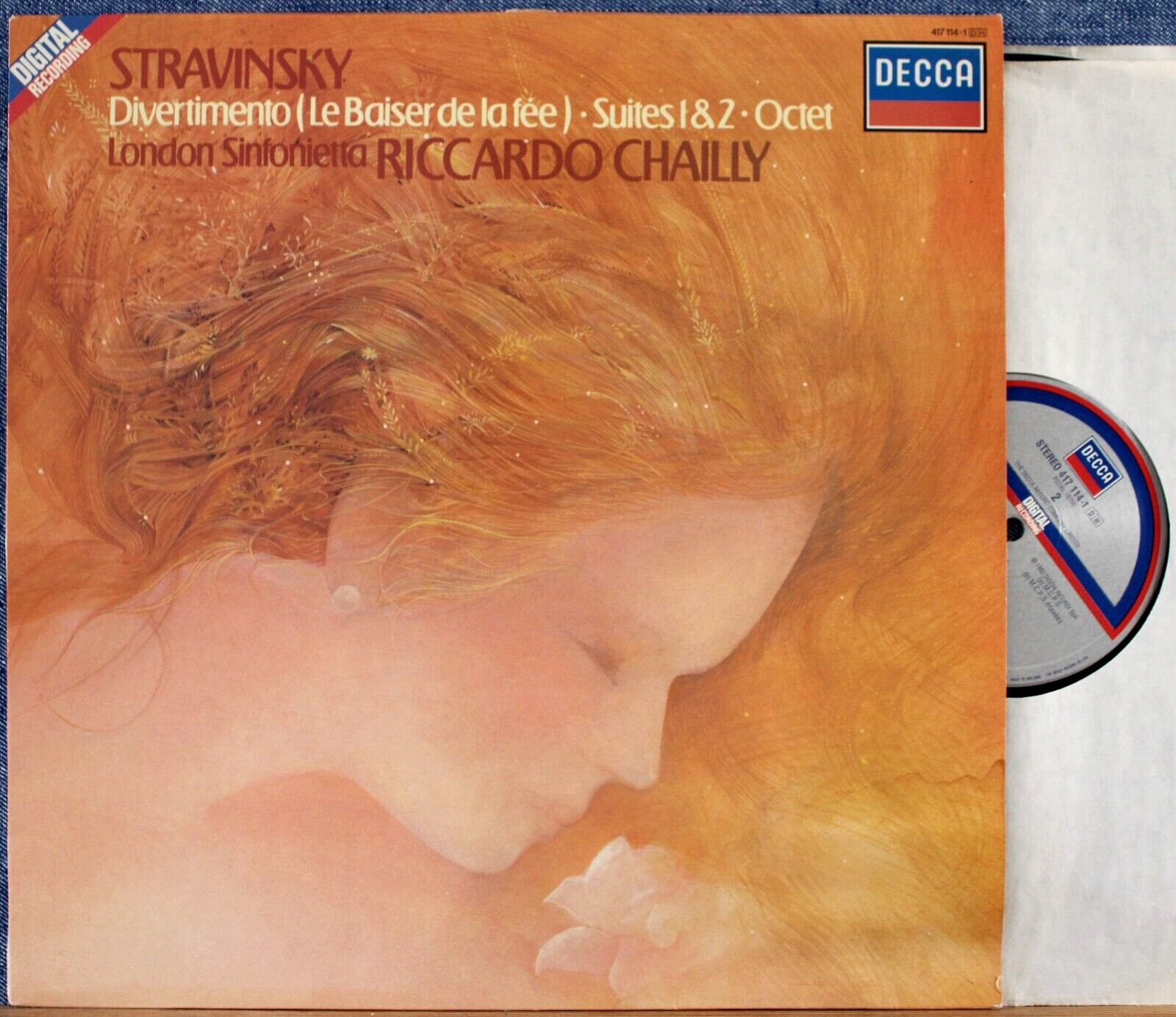 Chailly Stravinsky (Divertimento; Octet Suites; etc) Decca 417 114 dig NM