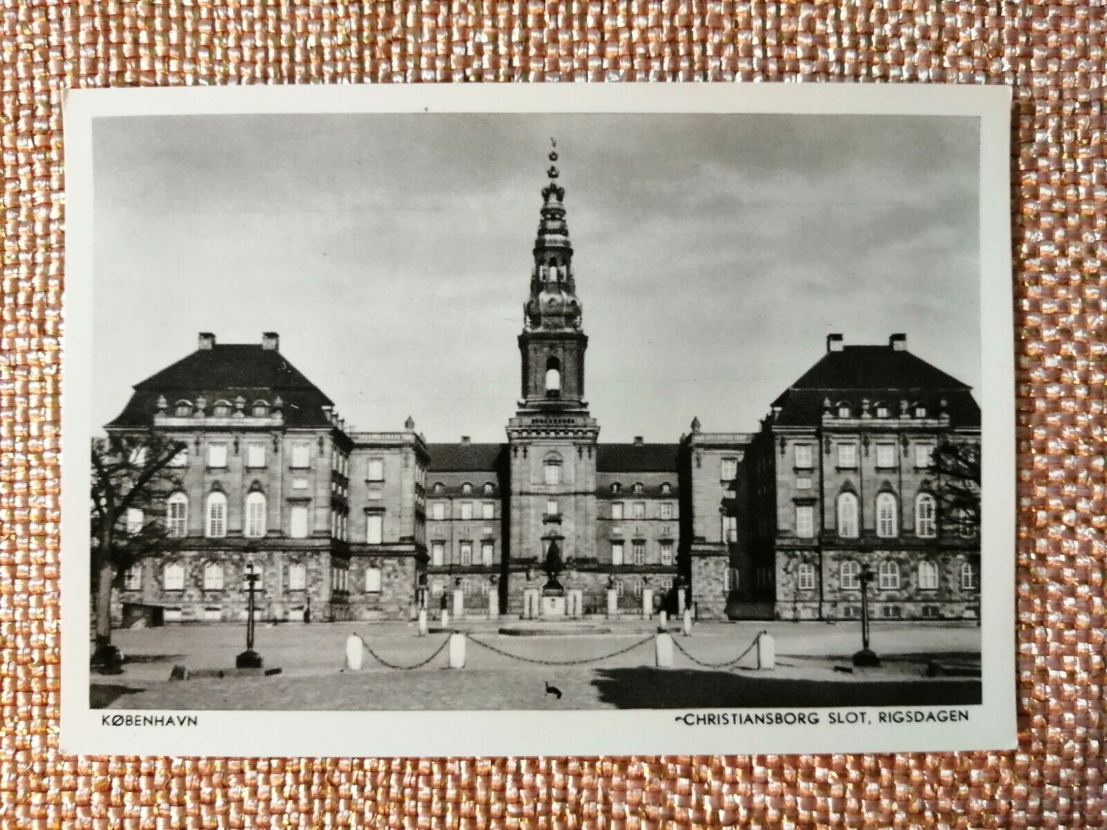 Vintage postcardDenmark CopenhagenChristiansborg CastleThe Parliament House