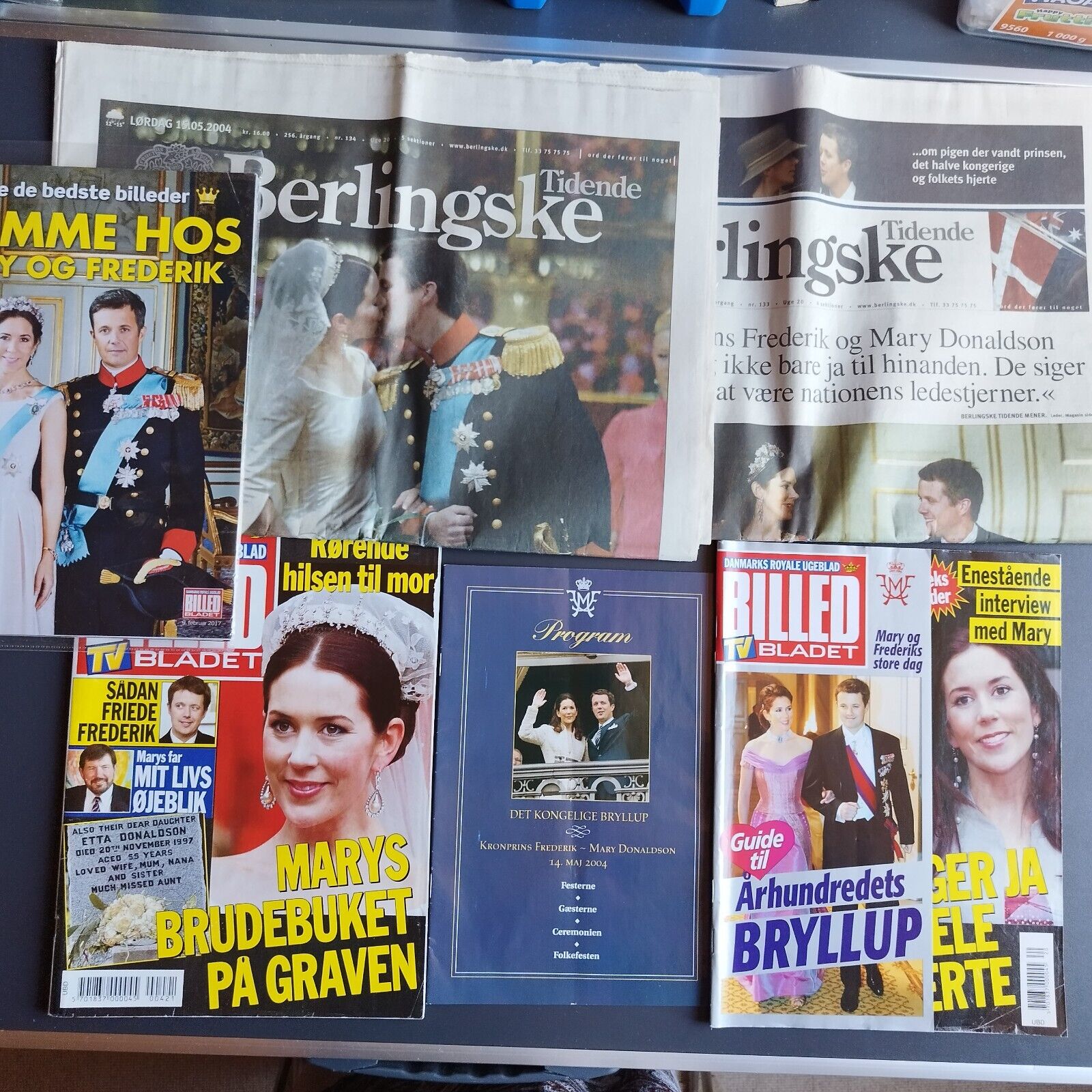 Magazines and newspapers  The Wedding of Princess Mary and Crown Prince Frederik