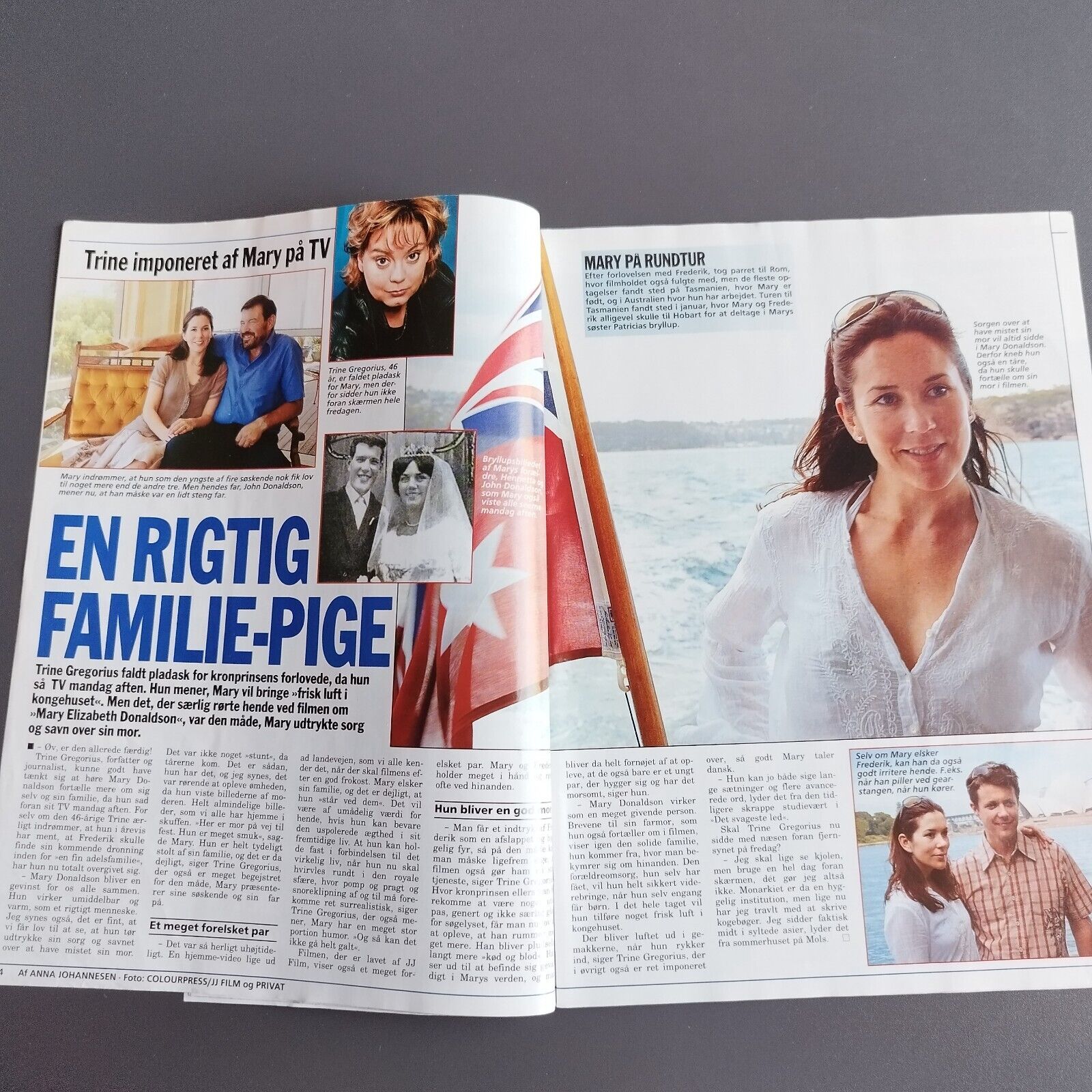 Magazines and newspapers  The Wedding of Princess Mary and Crown Prince Frederik