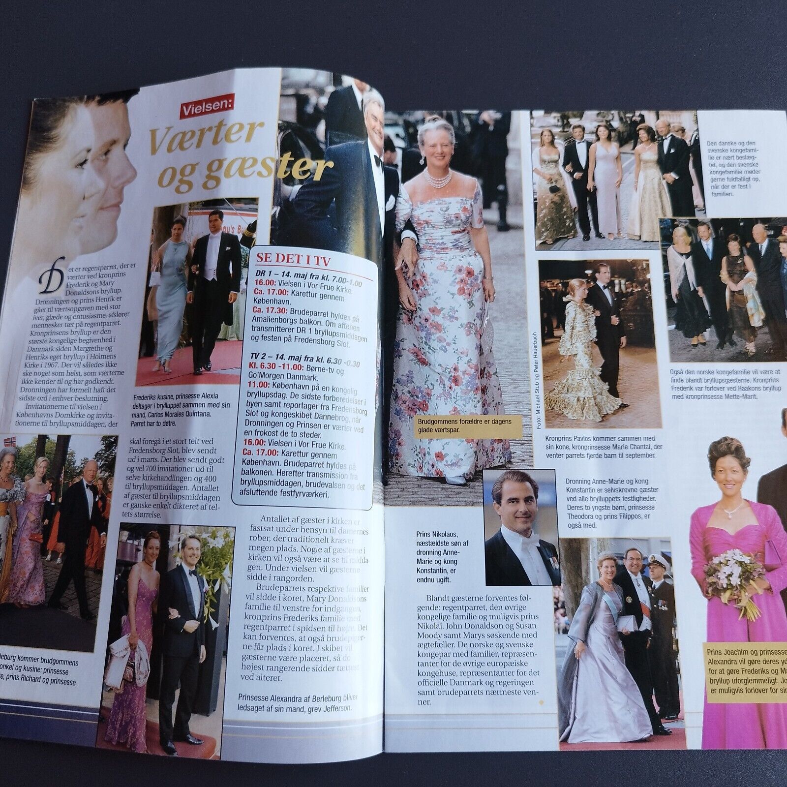 Magazines and newspapers  The Wedding of Princess Mary and Crown Prince Frederik