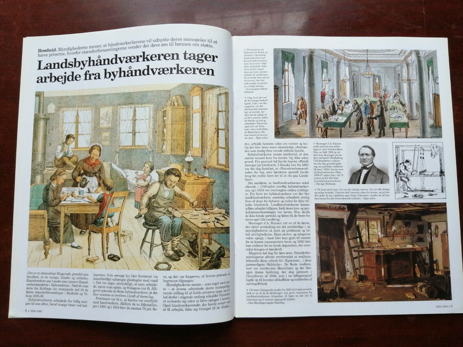 Fogtdals Illustreret Tidende:Picand stories of Danish life 1830-1840No 8 2005