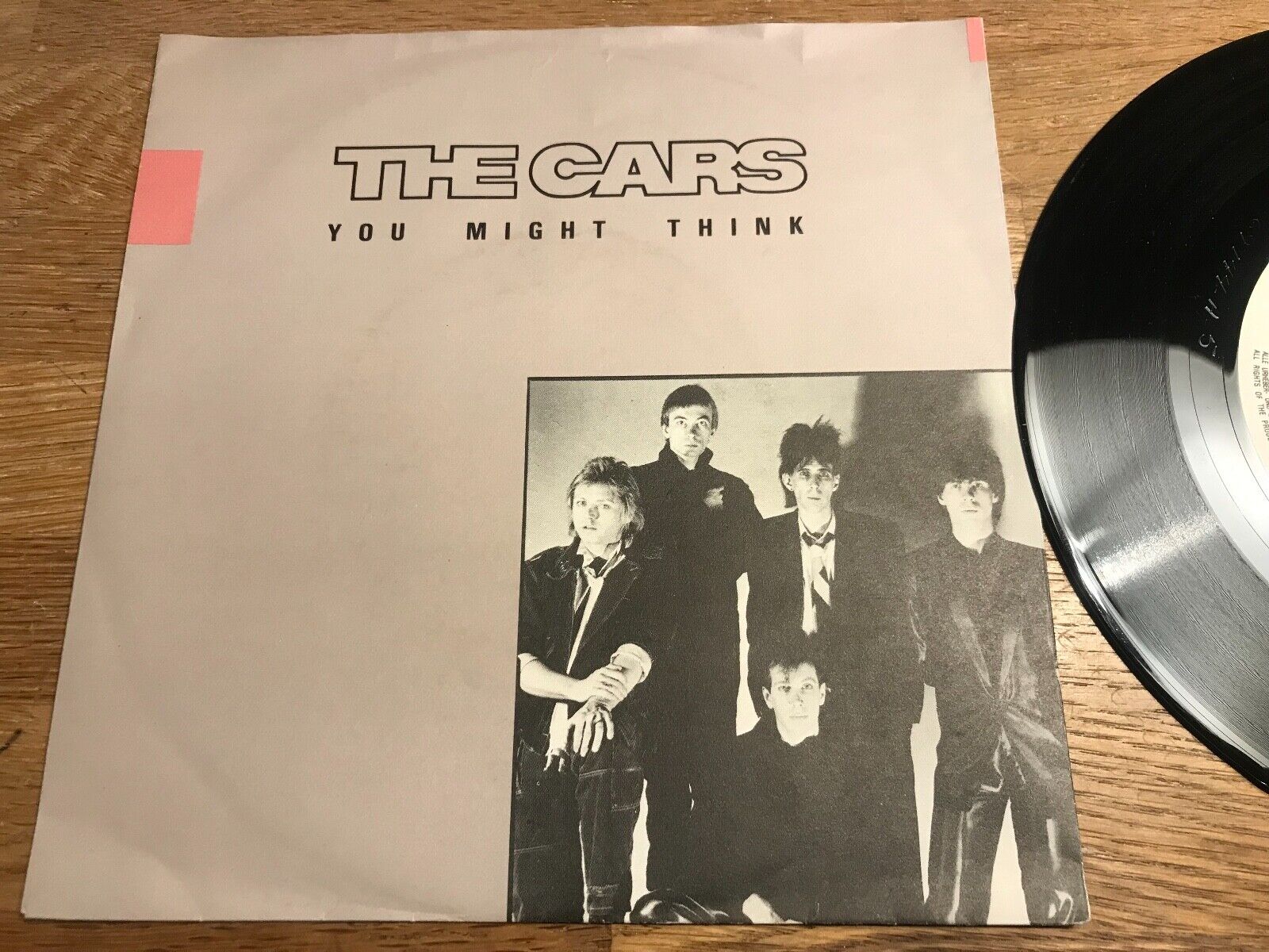 THE CARS "YOU MIGHT THINK / HEARTBEAT CITY" 1984 ELEKTRA RECORDS GERMAN PRESSING