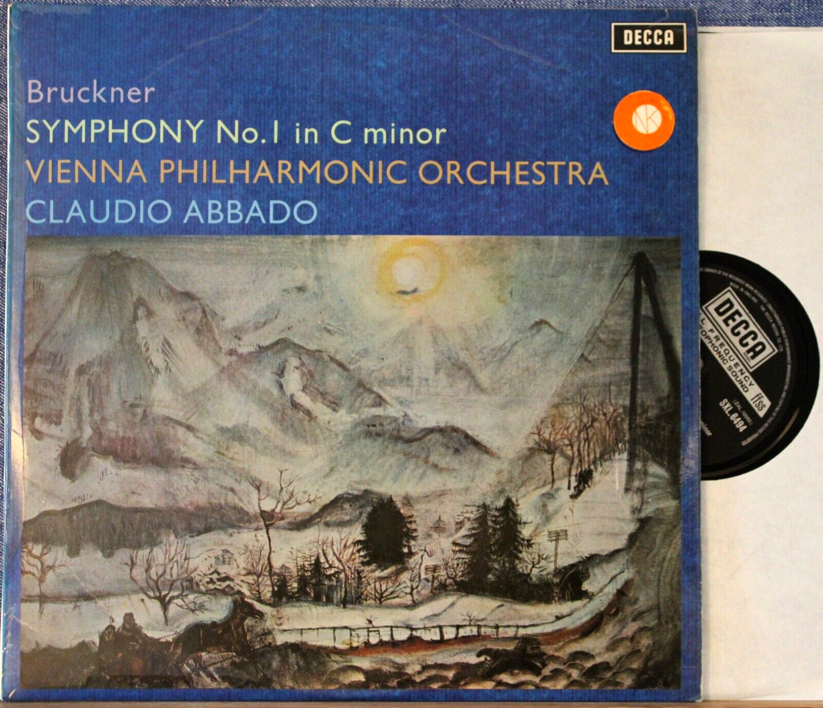 Abbado Bruckner (Symphony 1) Decca SXL 6494 NM