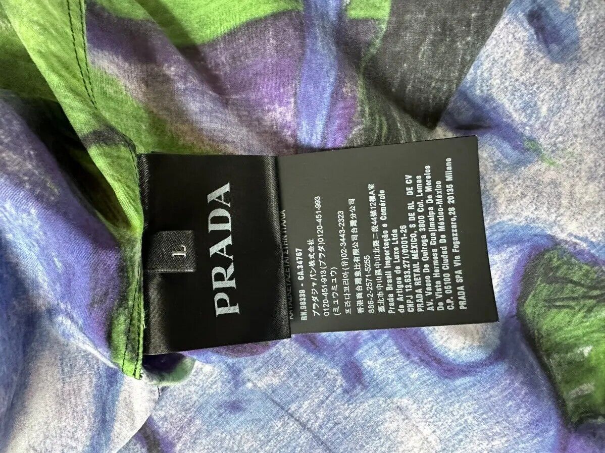 Men's short-sleeve shirt PRADA A/W 18 IMPOSSIBLE TRUE LOVE