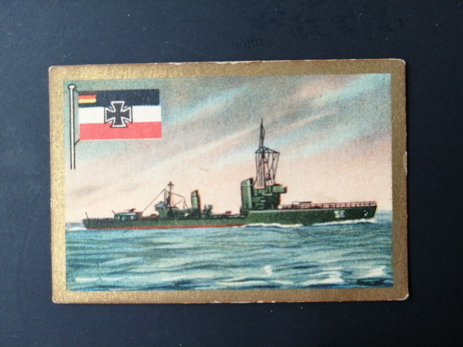 German SABA tobacco ship trading card 1931-33No 206 "Seeadler"